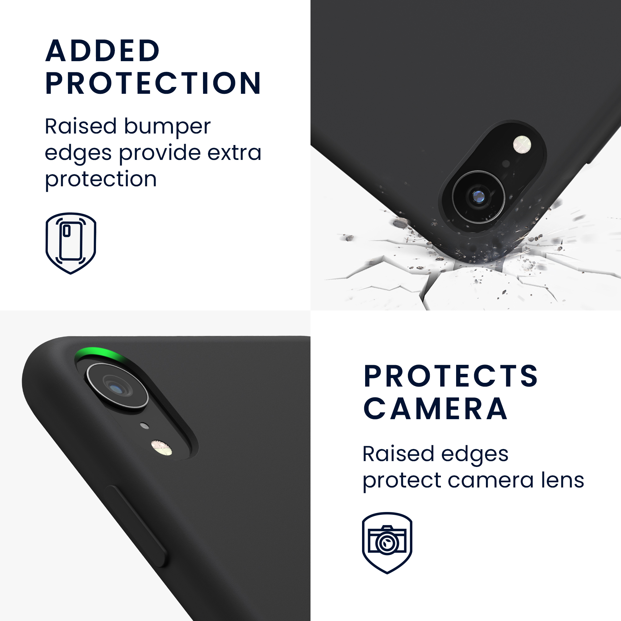 Silikonový kryt na mobil kwmobile pro Apple iPhone XR - černá