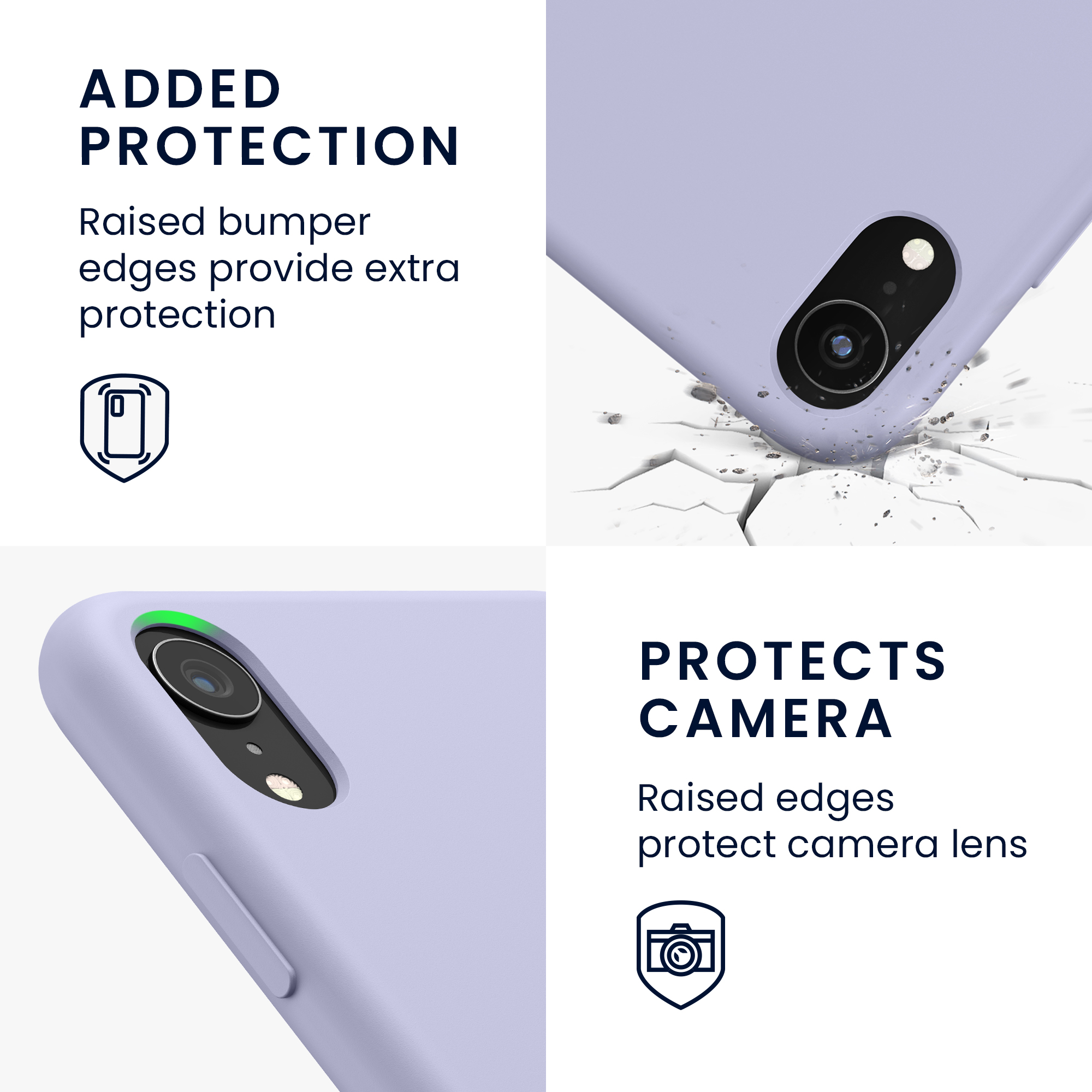 Silikonový kryt na mobil kwmobile pro Apple iPhone XR - světle levandulová