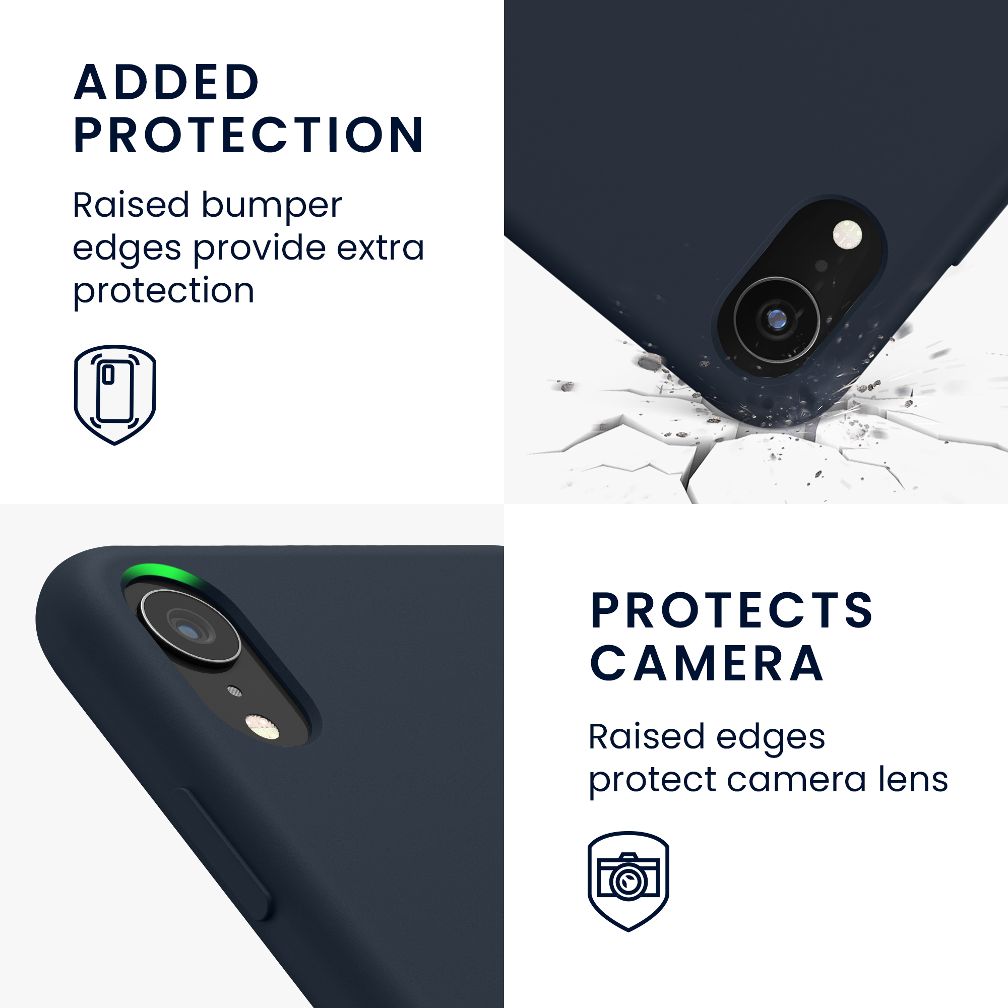 Silikonový kryt na mobil kwmobile pro Apple iPhone XR - borůvkově modrá