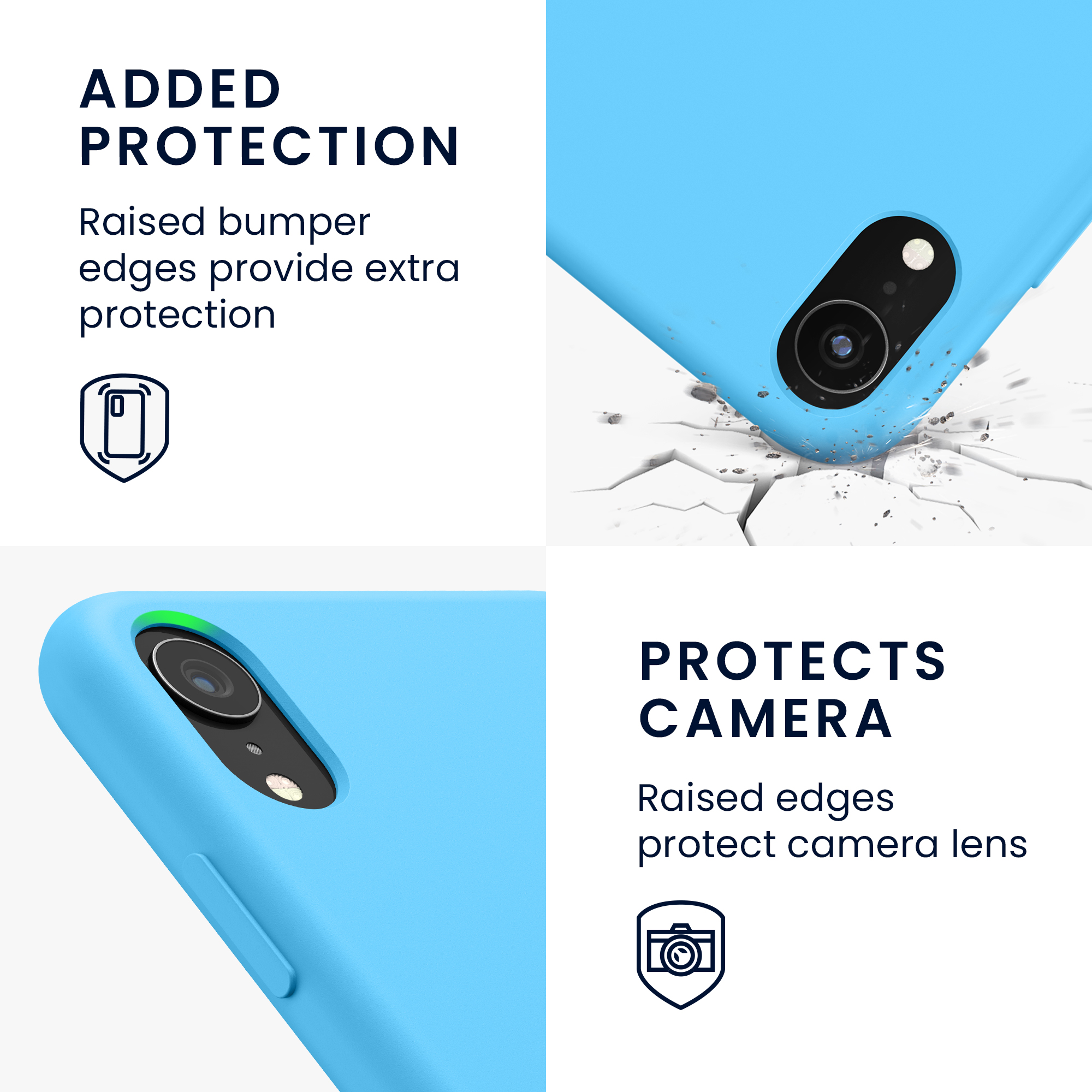 Silikonový kryt na mobil kwmobile pro Apple iPhone XR - světle modrá