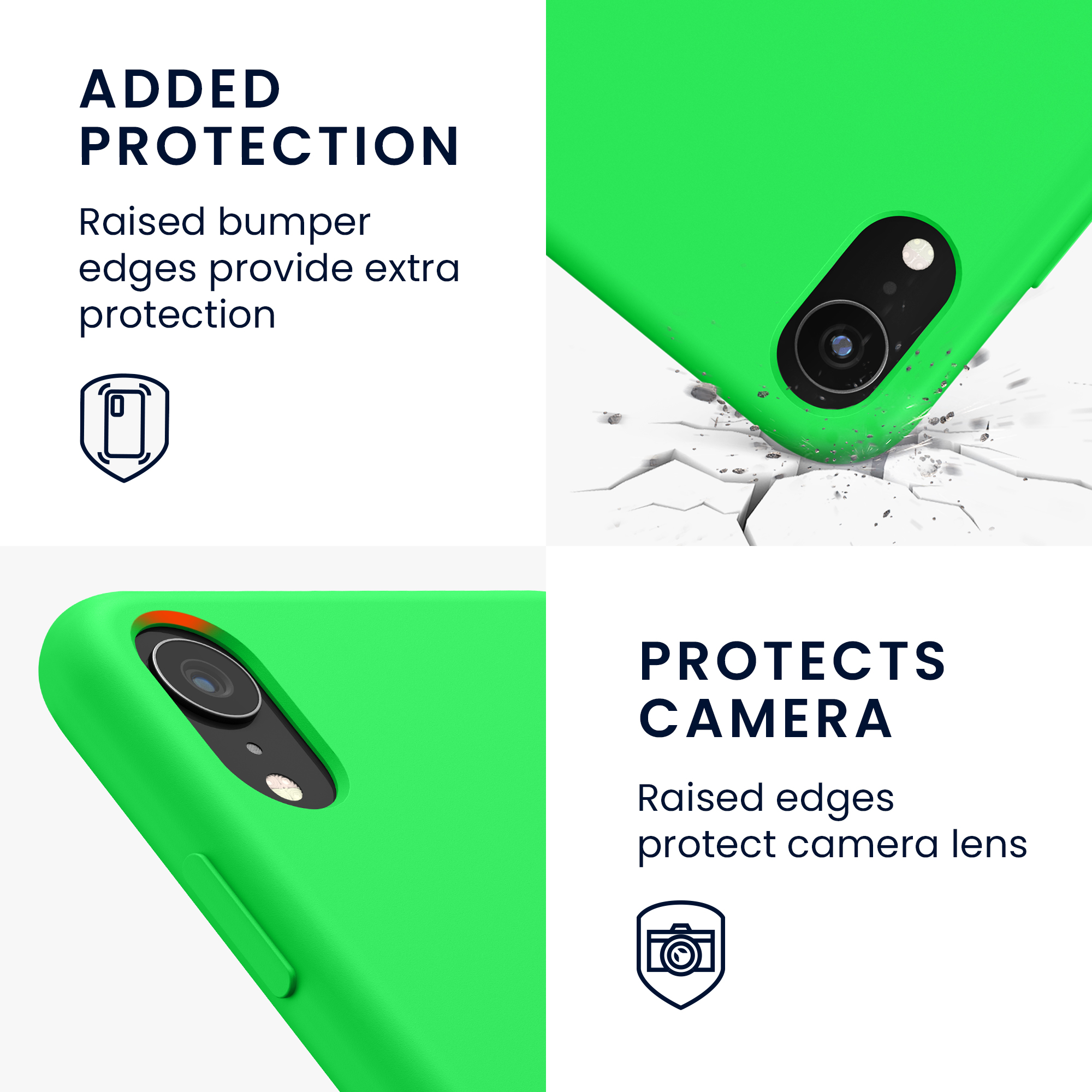 Silikonový kryt na mobil kwmobile pro Apple iPhone XR - neonově zelená