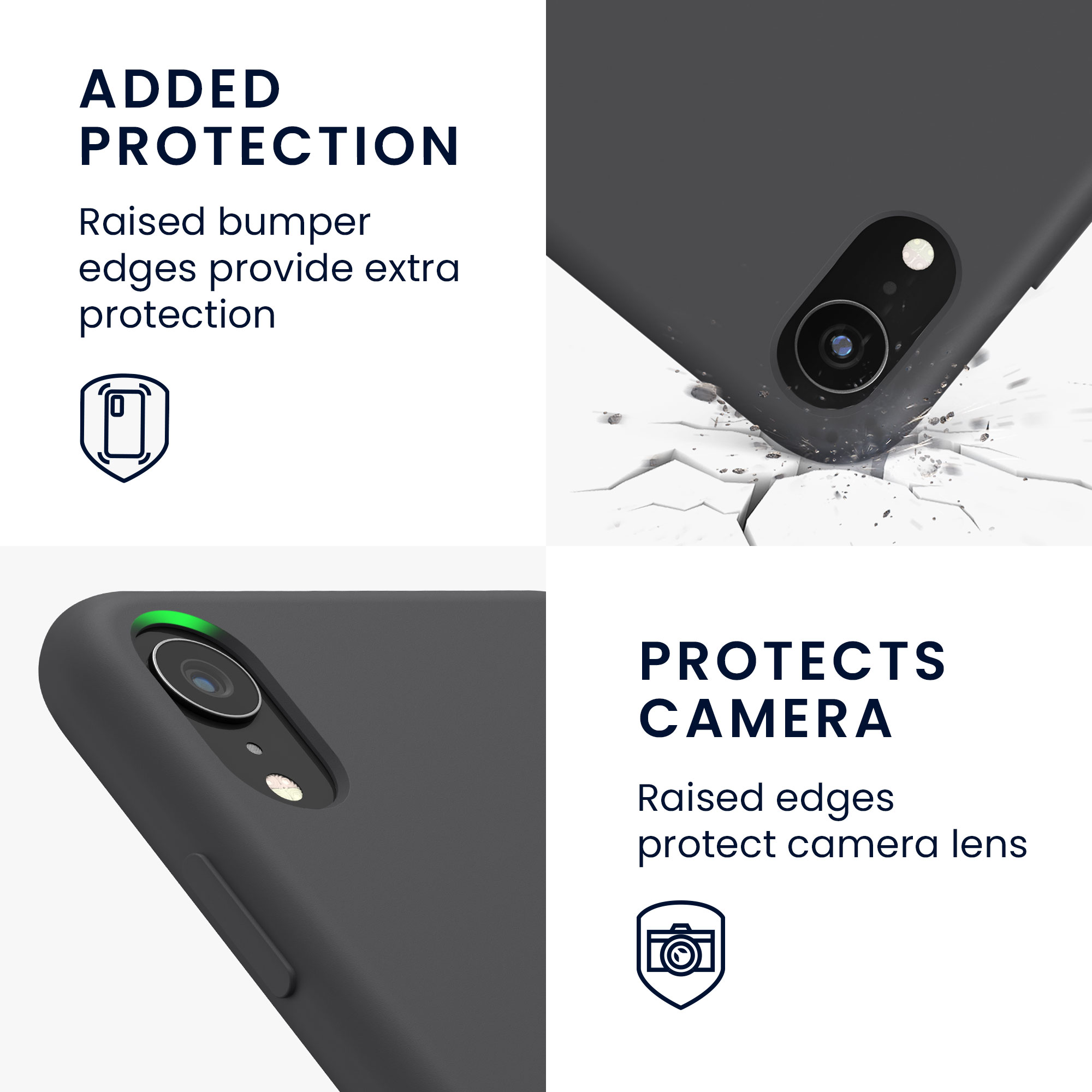 Silikonový kryt na mobil kwmobile pro Apple iPhone XR - matná černá