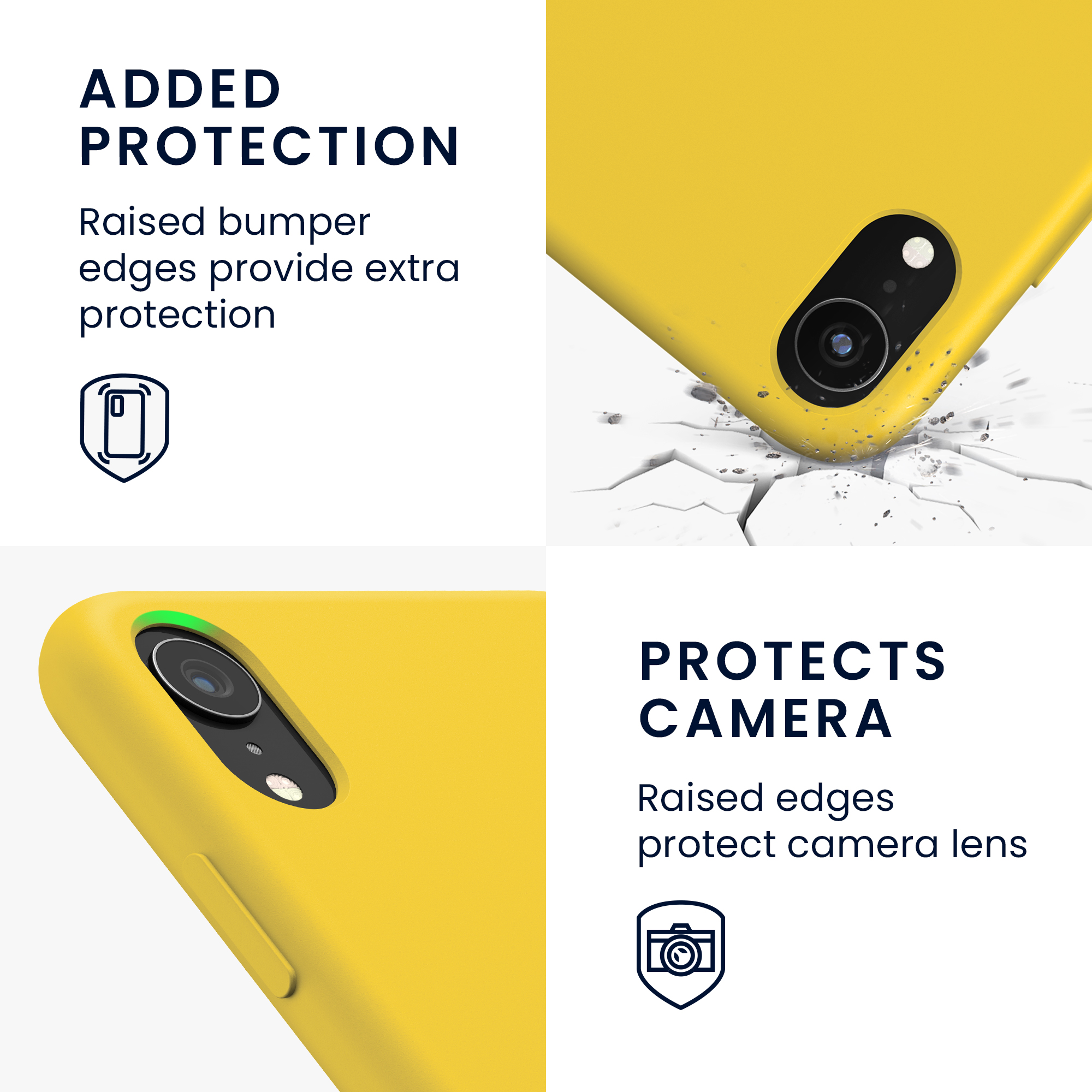 Silikonový kryt na mobil kwmobile pro Apple iPhone XR - zářivě žlutá