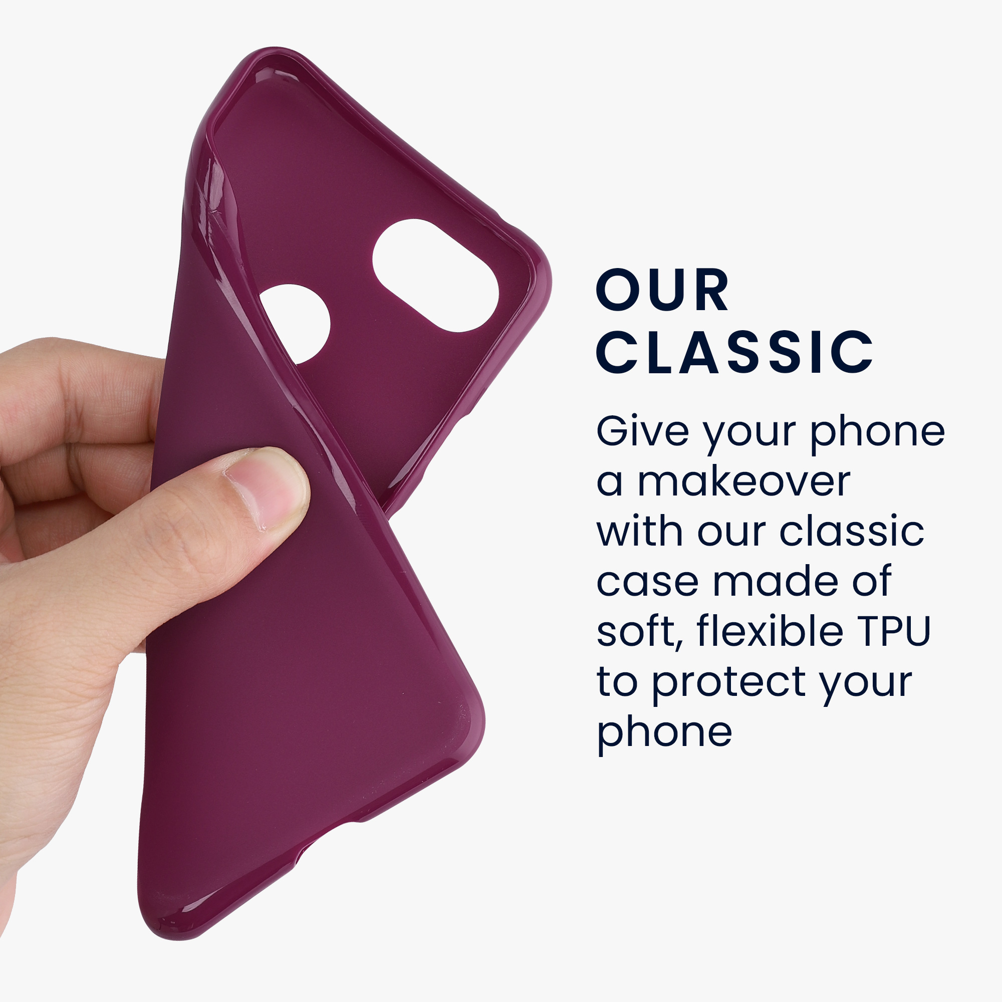Silikonový kryt kwmobile pro Google Pixel 3 - bordó fialová