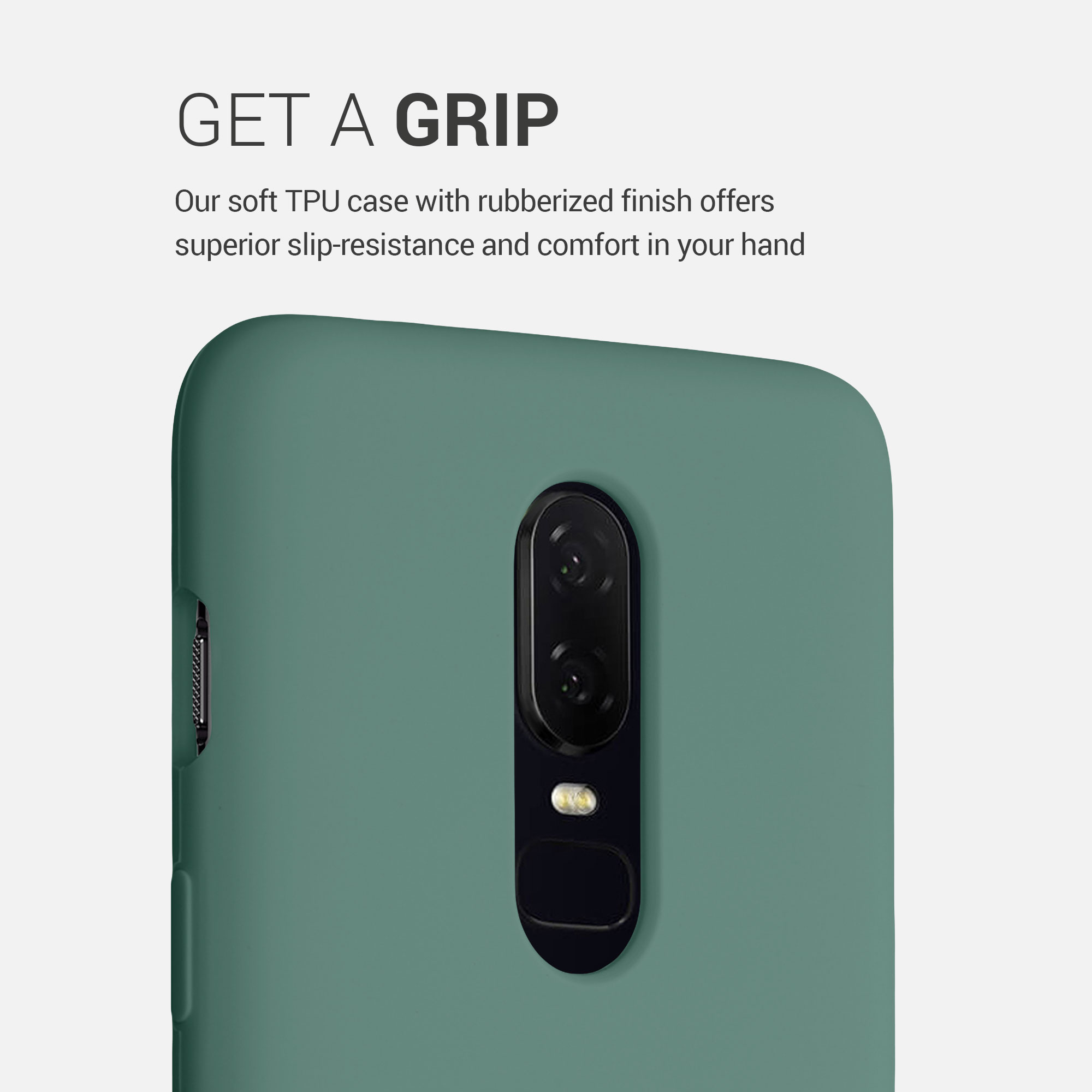 Kryt na mobil OnePlus 6 kwmobile TPU lesní zelená