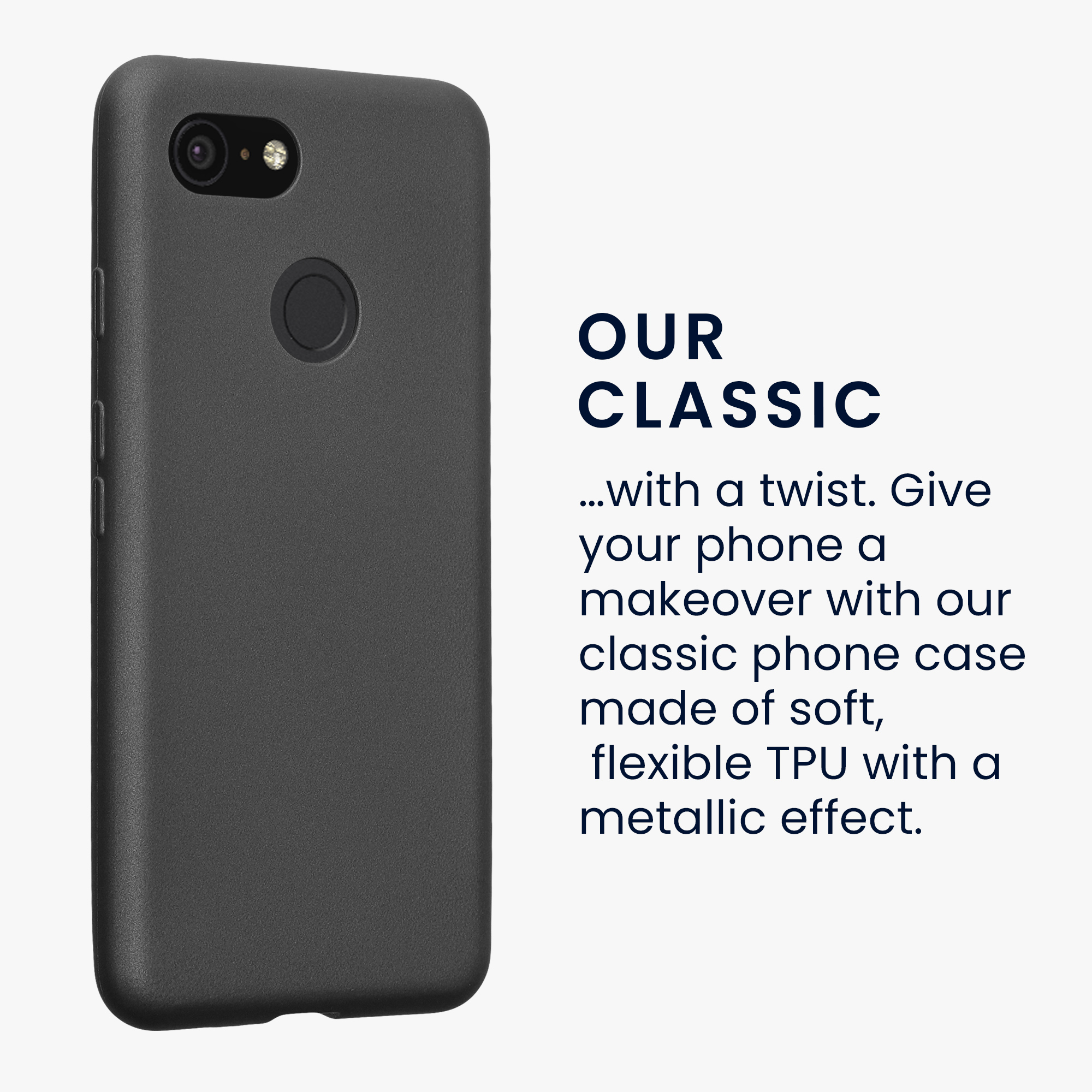 Silikonový kryt kwmobile pro Google Pixel 3 - metalická šedá