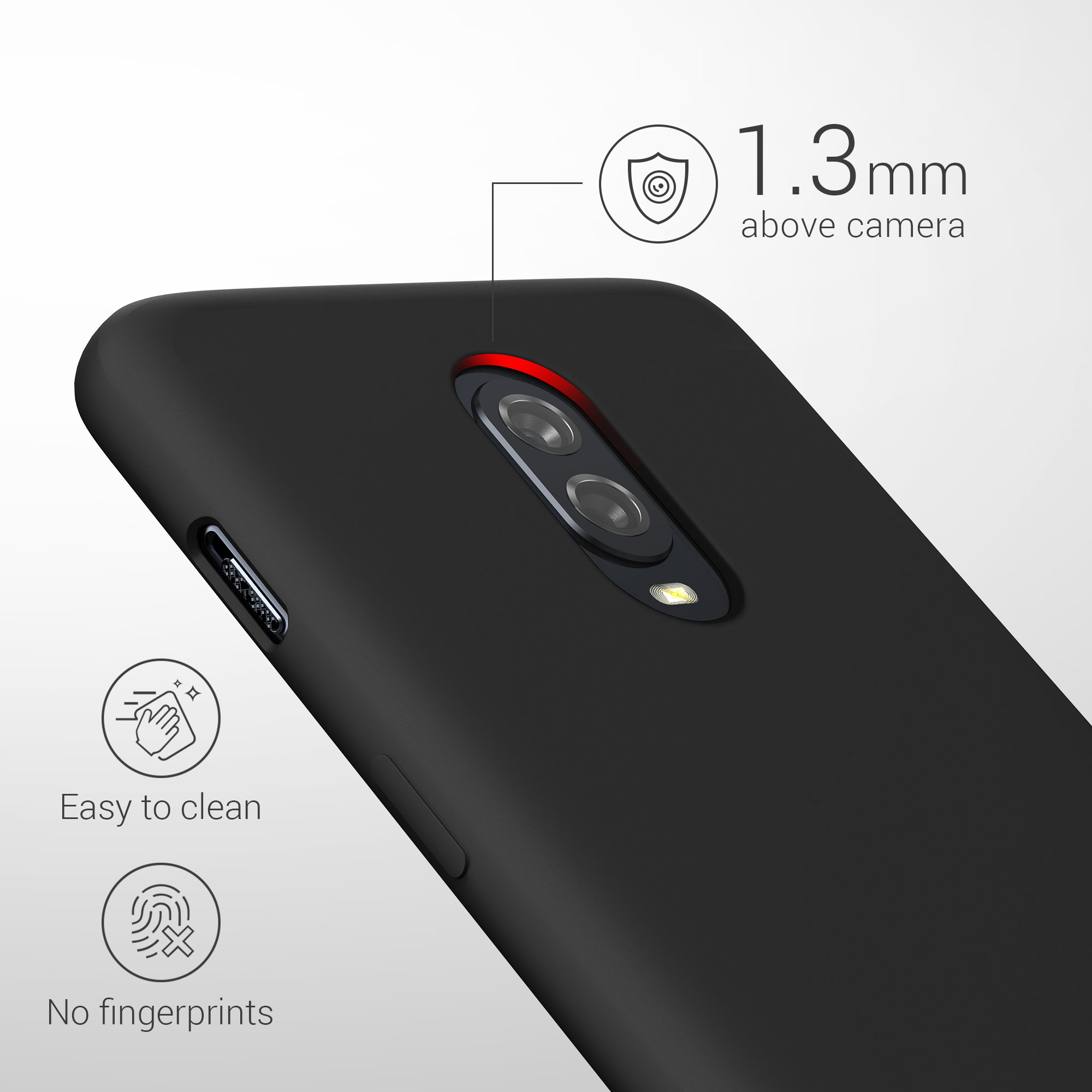 Kryt na mobil OnePlus 6T kwmobile TPU černá