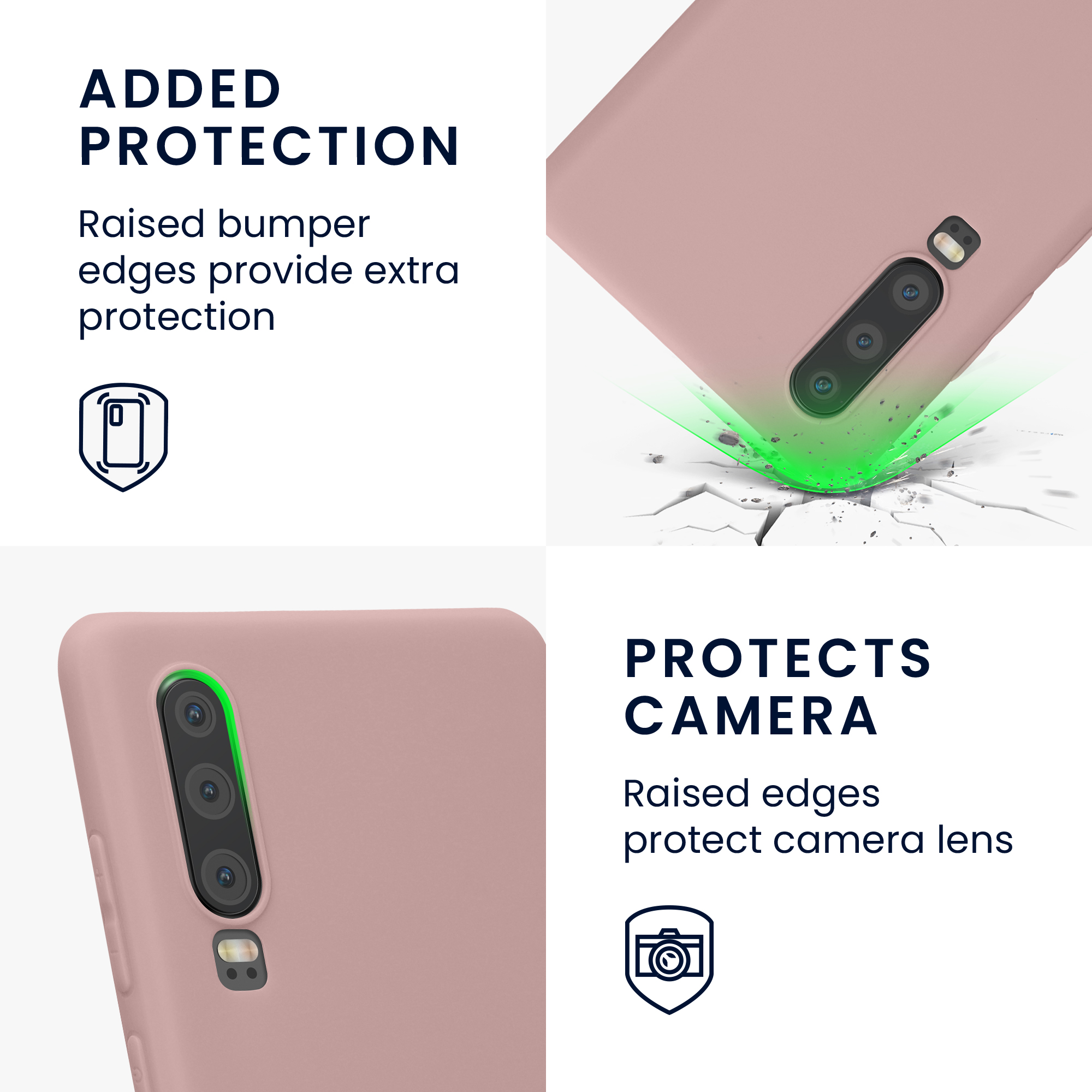 Kryt kwmobile Huawei P30, nude lila