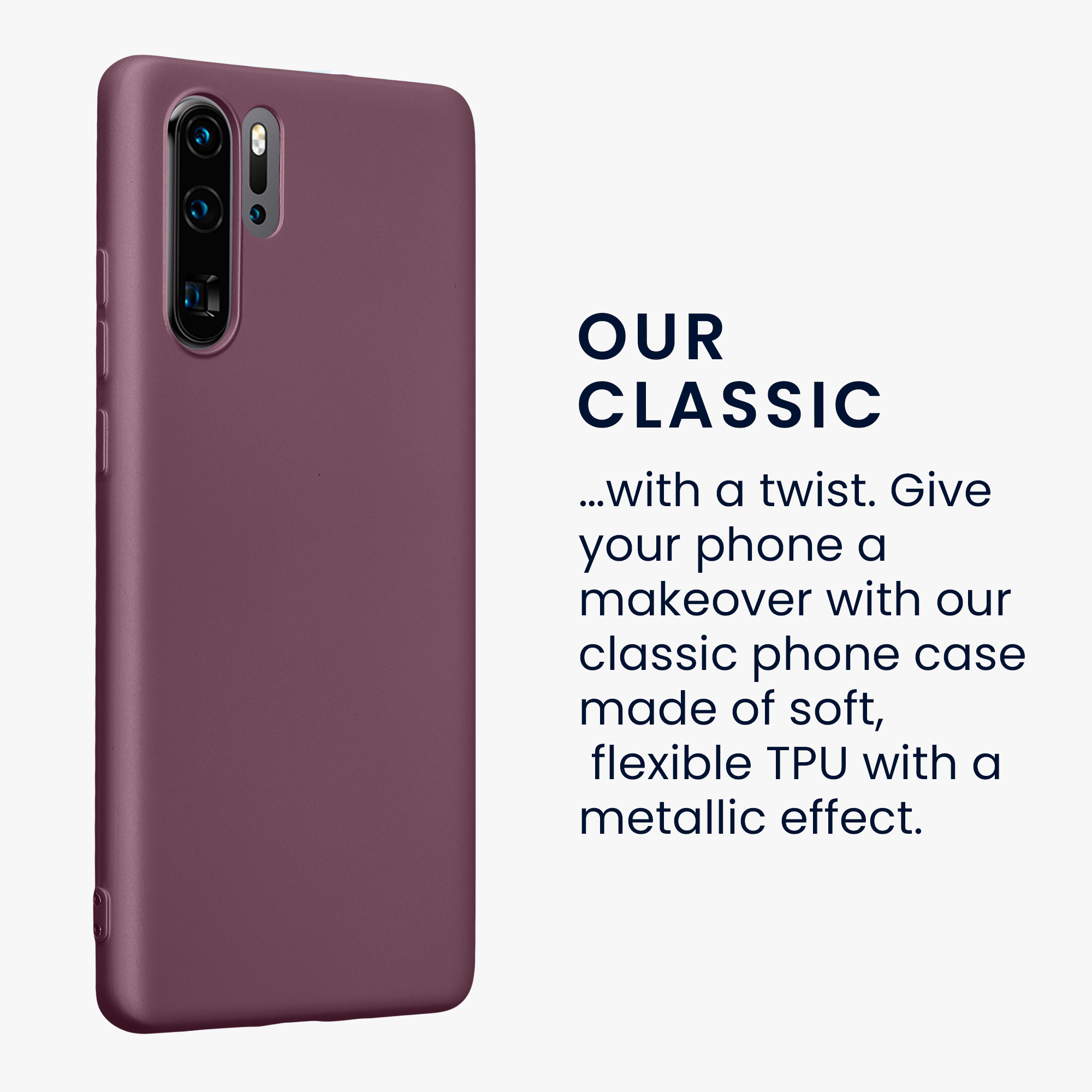 Kryt na mobil Huawei P30 Pro kwmobile - metalická levandulová