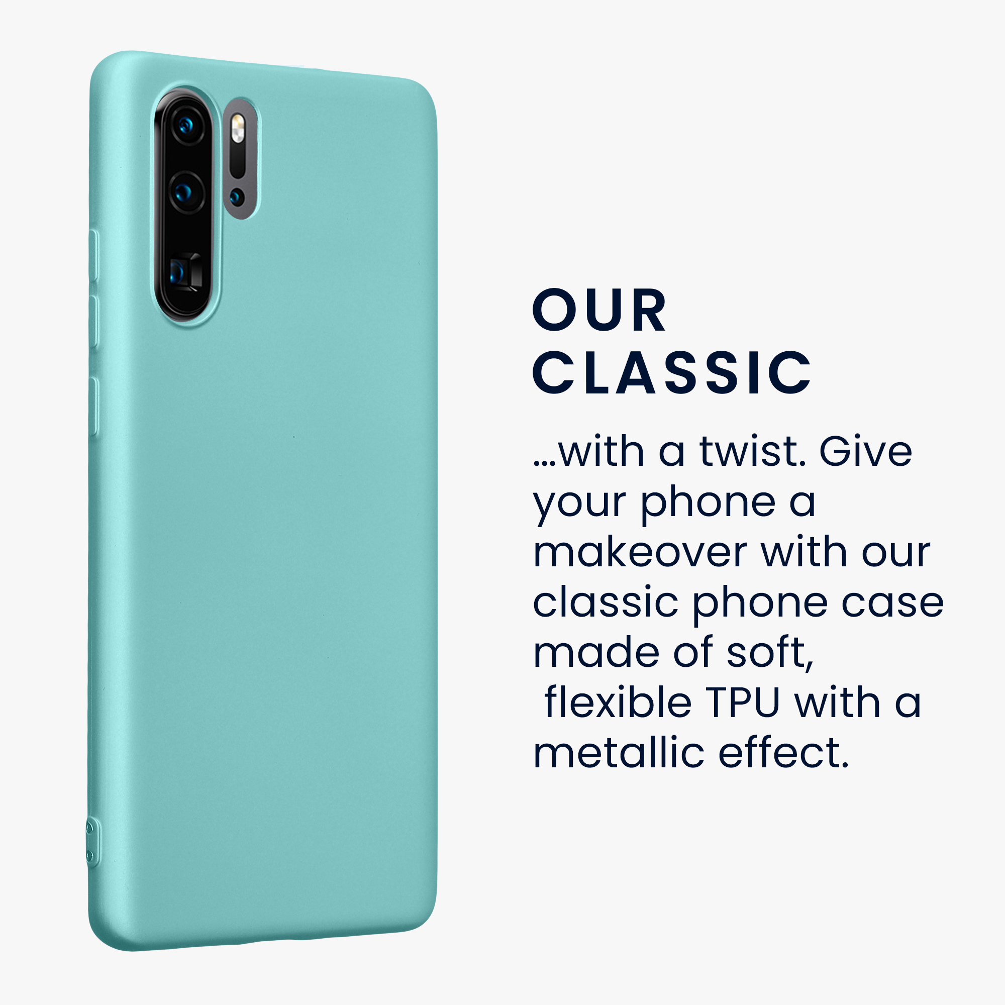 Kryt kwmobile Huawei P30 Pro, metalická mátově zelená