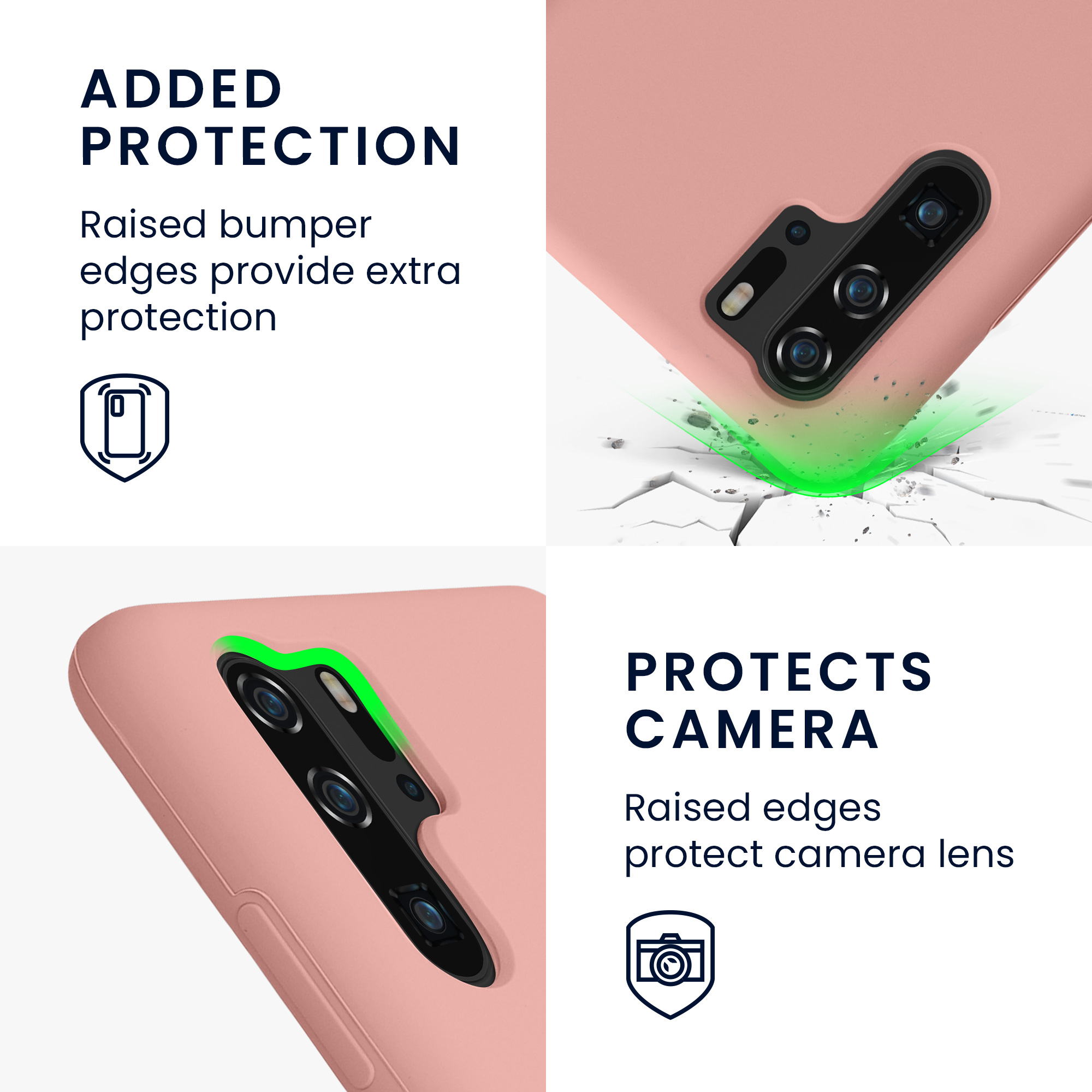 Kryt na mobil Huawei P30 Pro kwmobile - vintage růžová