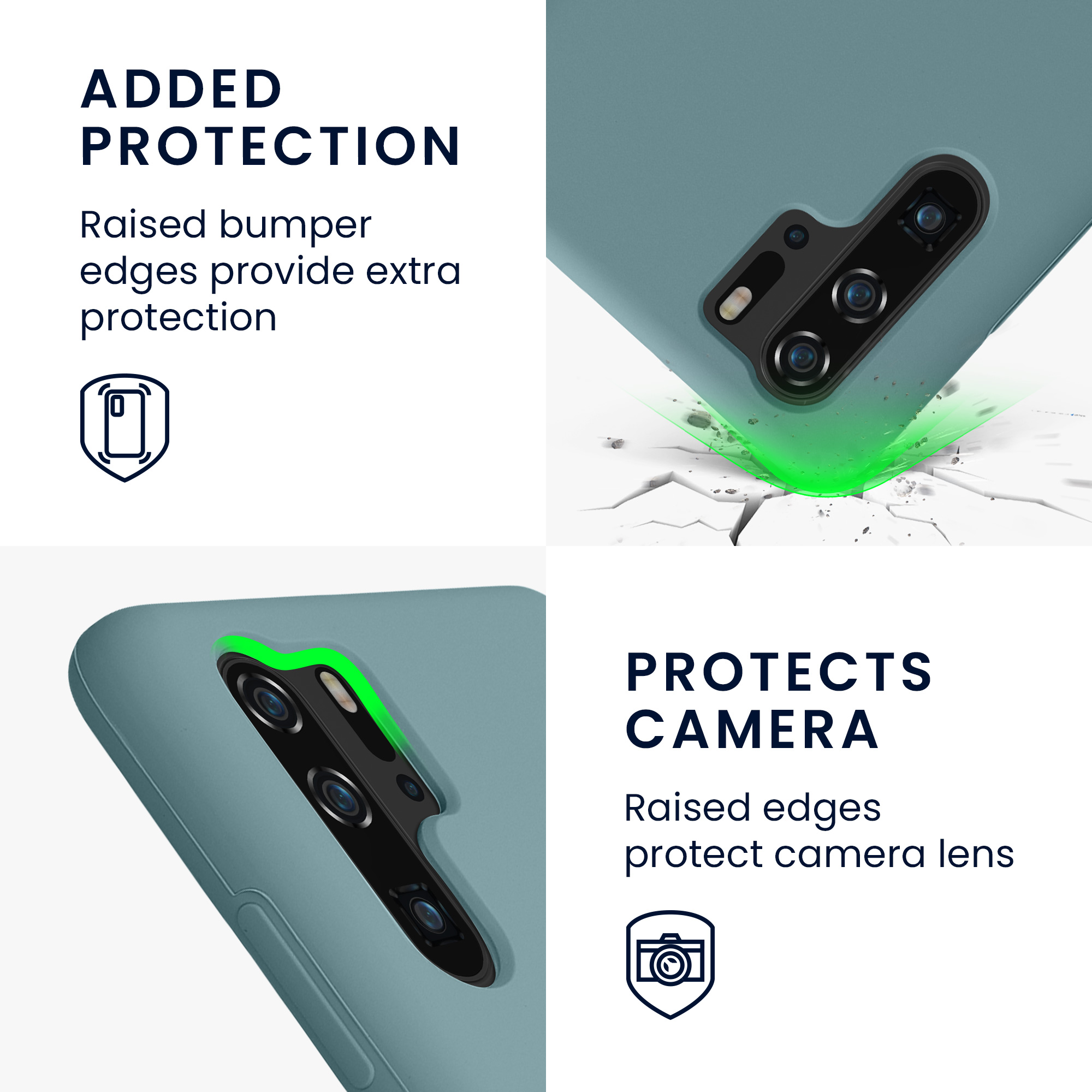 Pouzdro pro Huawei P30 Pro kwmobile silikonové - arktická noc