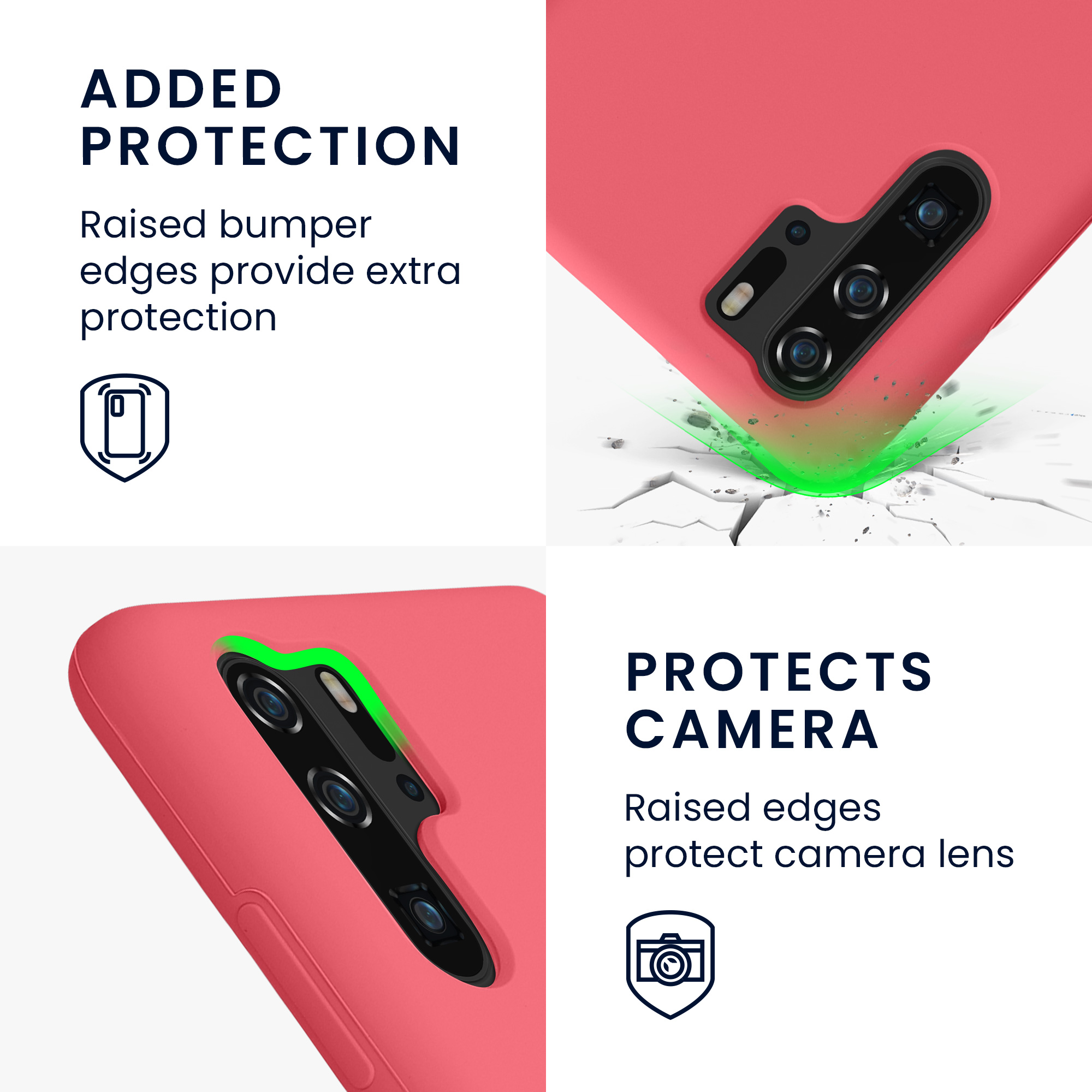Pouzdro pro Huawei P30 Pro kwmobile silikonové - cukrová růžová