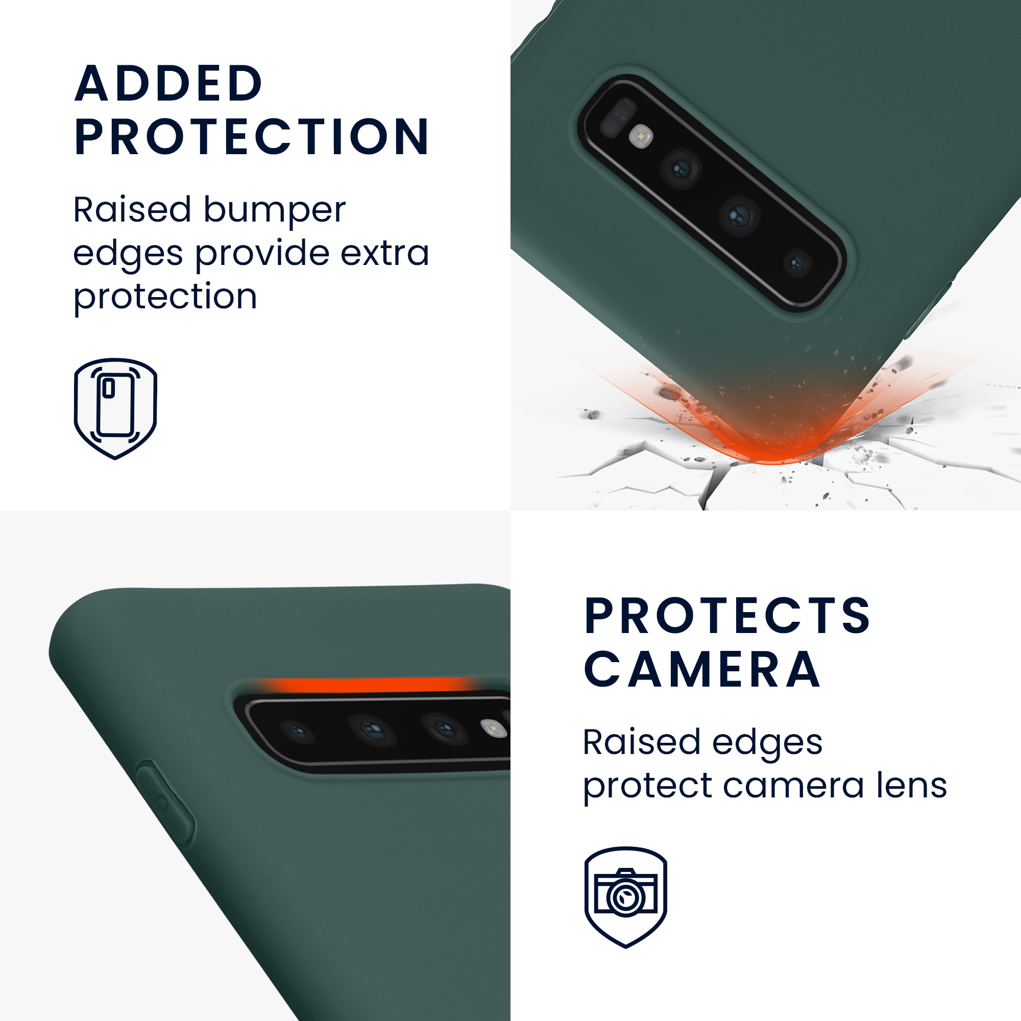 Kryt na mobil Samsung Galaxy S10 kwmobile TPU modrý