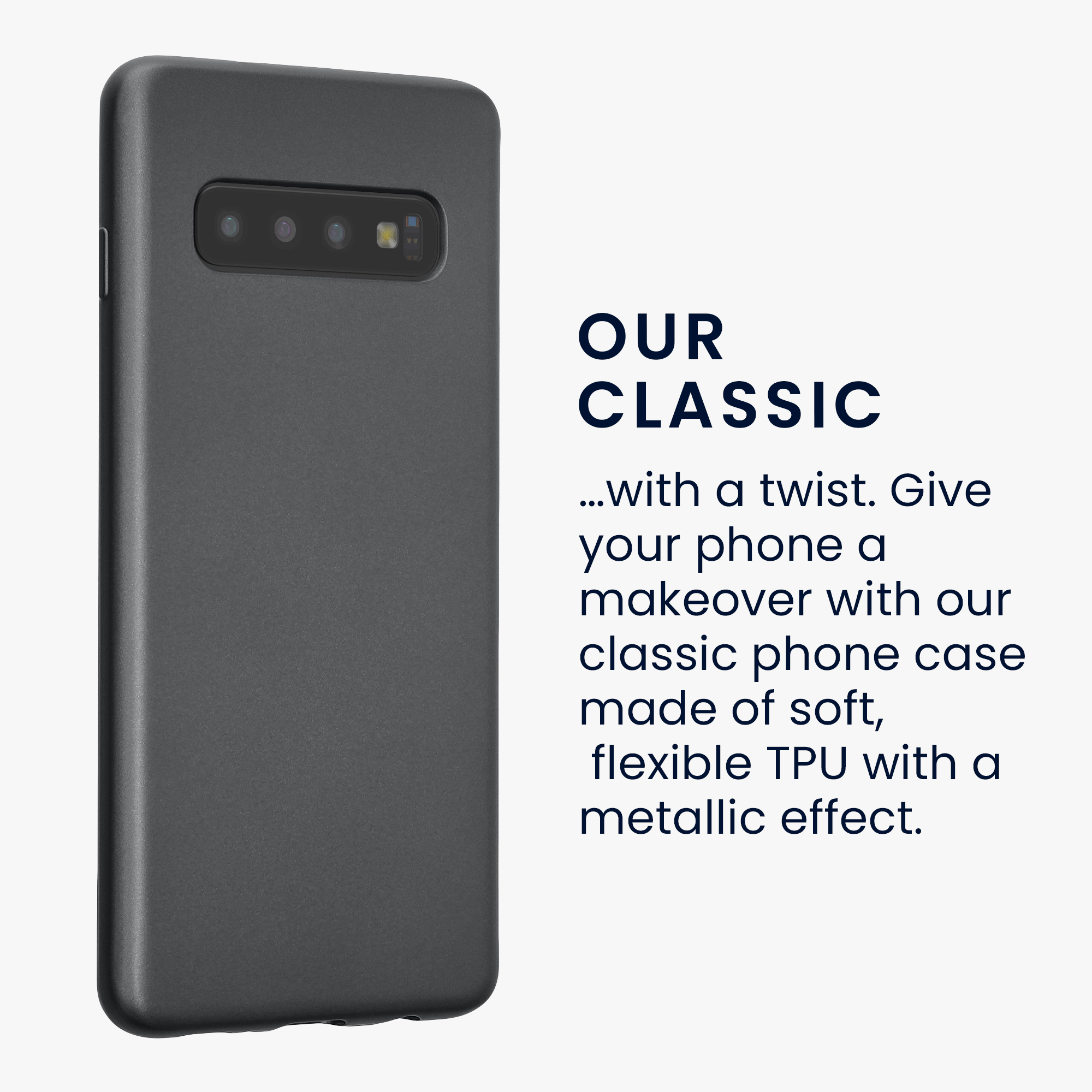 Metalický kryt na mobil Samsung Galaxy S10 kwmobile metalicky šedý