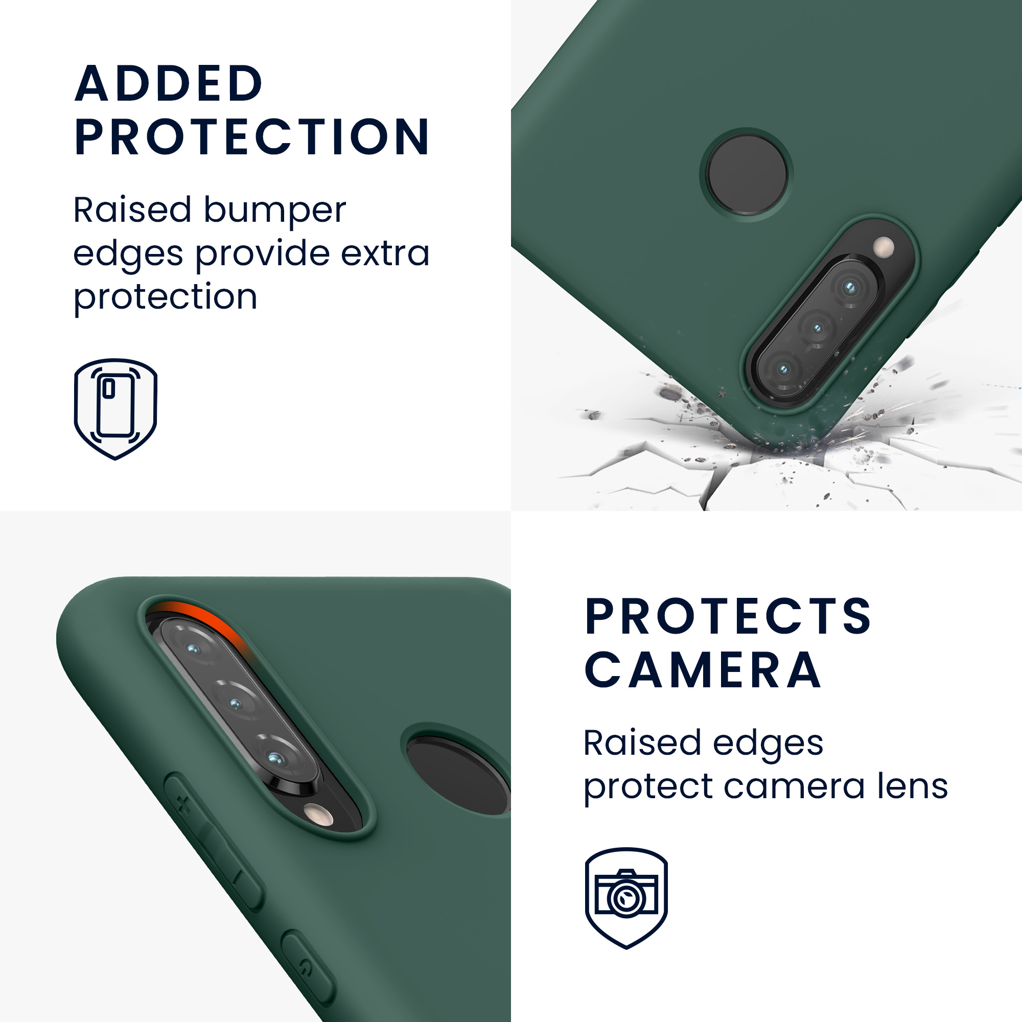Kryt kwmobile Huawei P30 Lite, lesní zelená