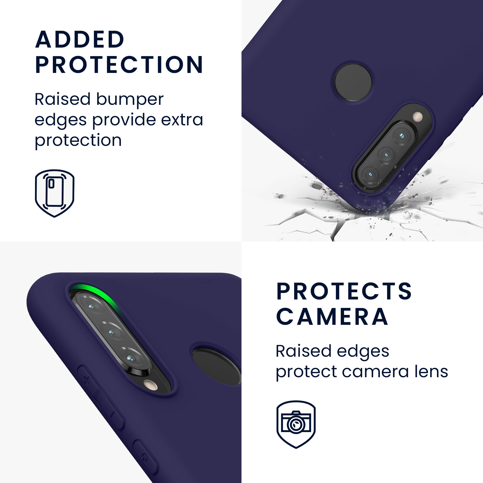 Kryt kwmobile Huawei P30 Lite, hluboký oceán
