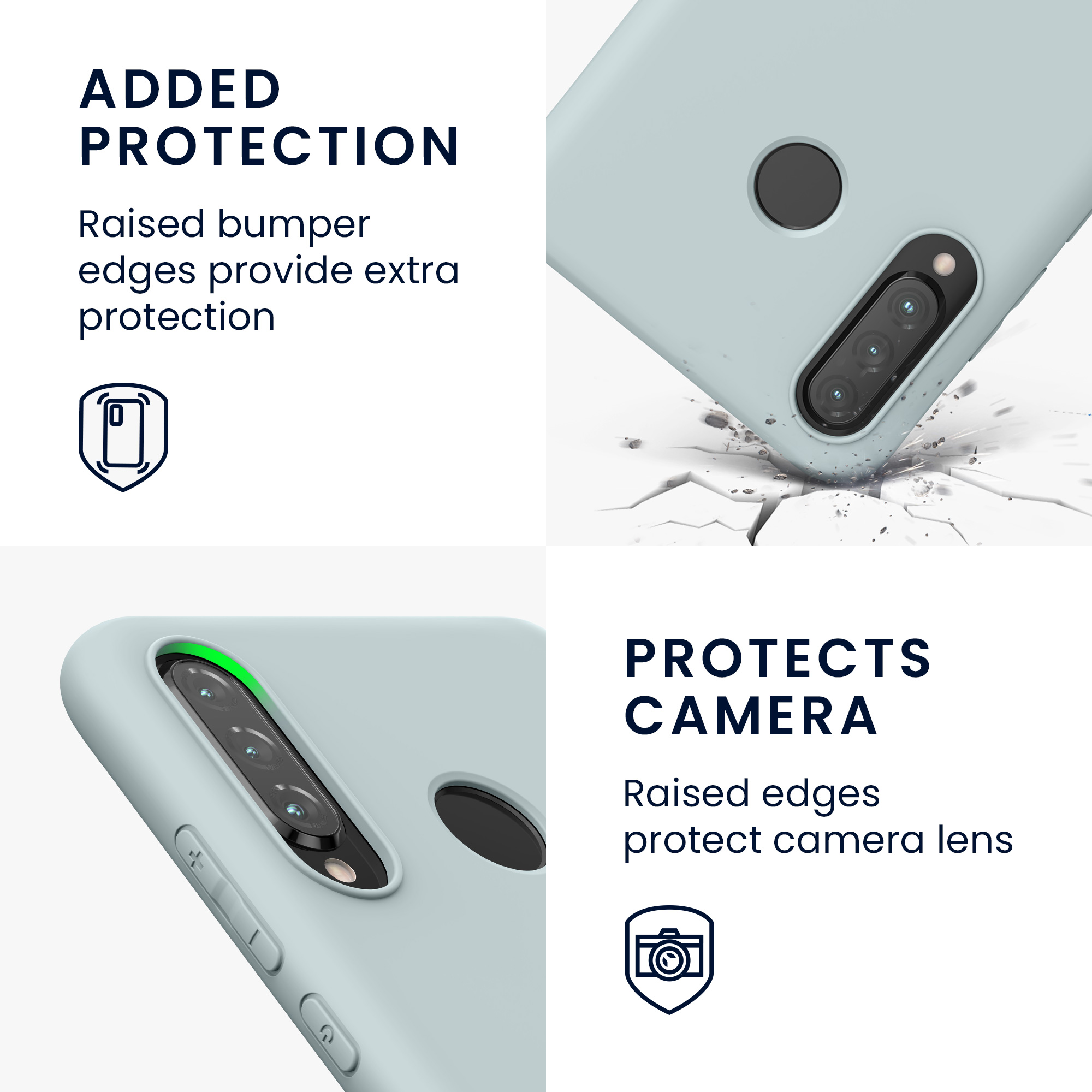 Kryt kwmobile Huawei P30 Lite, chladná mátová