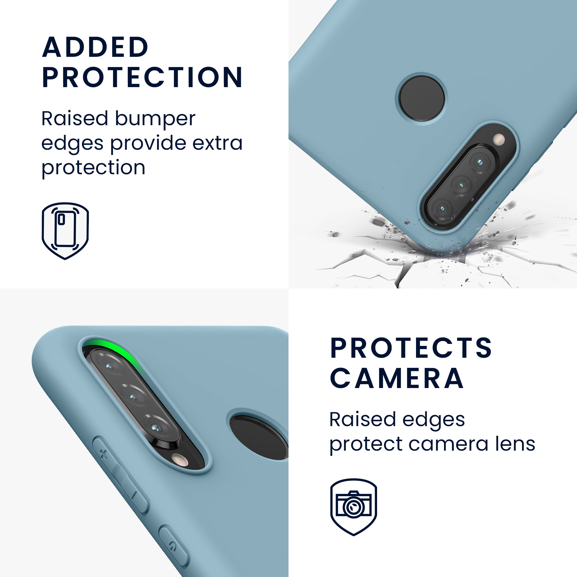 Kryt kwmobile Huawei P30 Lite, kamenně béžová