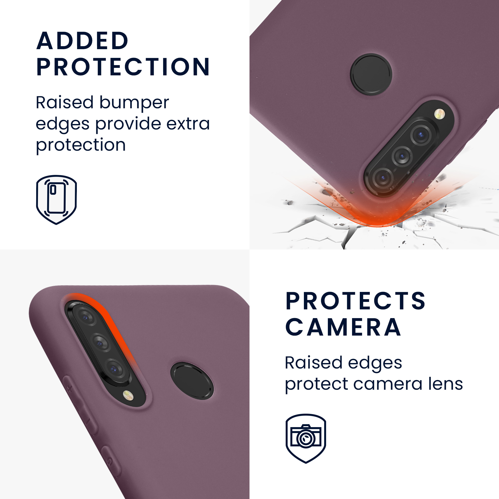 Kryt kwmobile Huawei P30 Lite, světlý kosatec