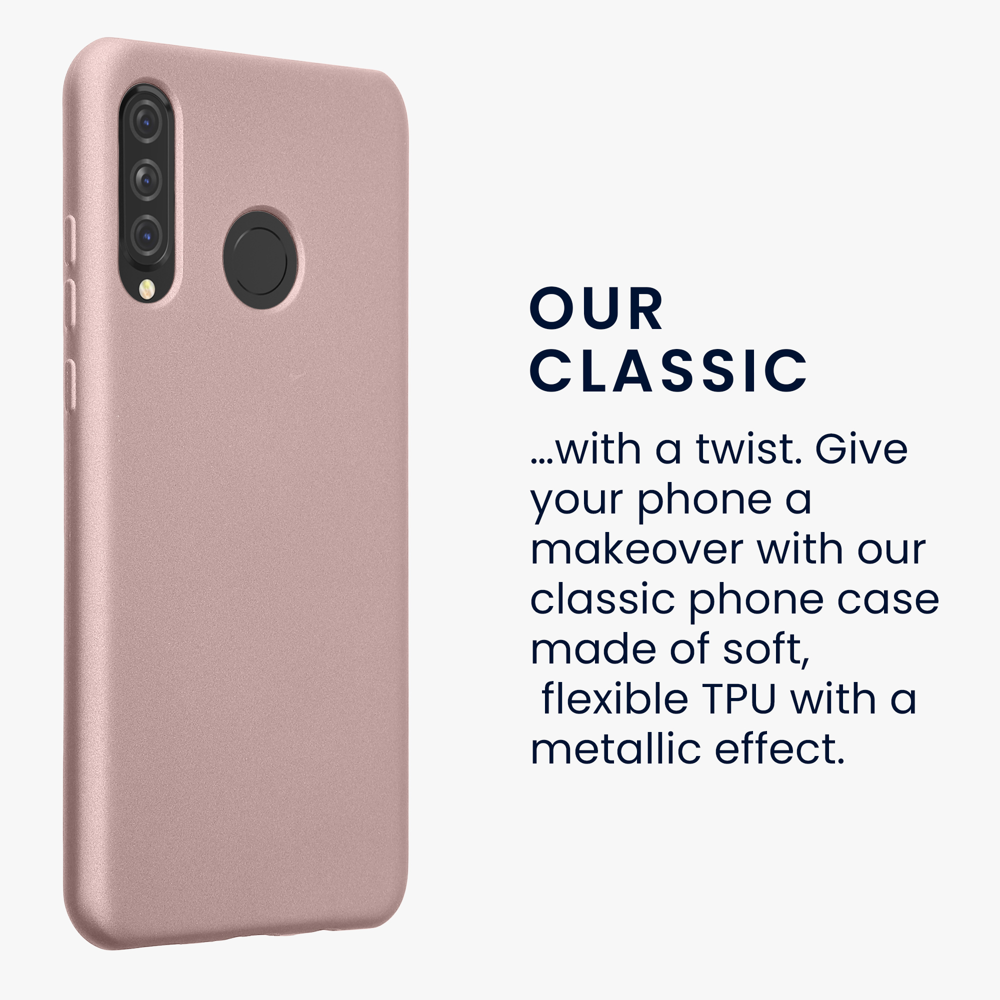 Kryt kwmobile Huawei P30 Lite, metalická arktická bobule