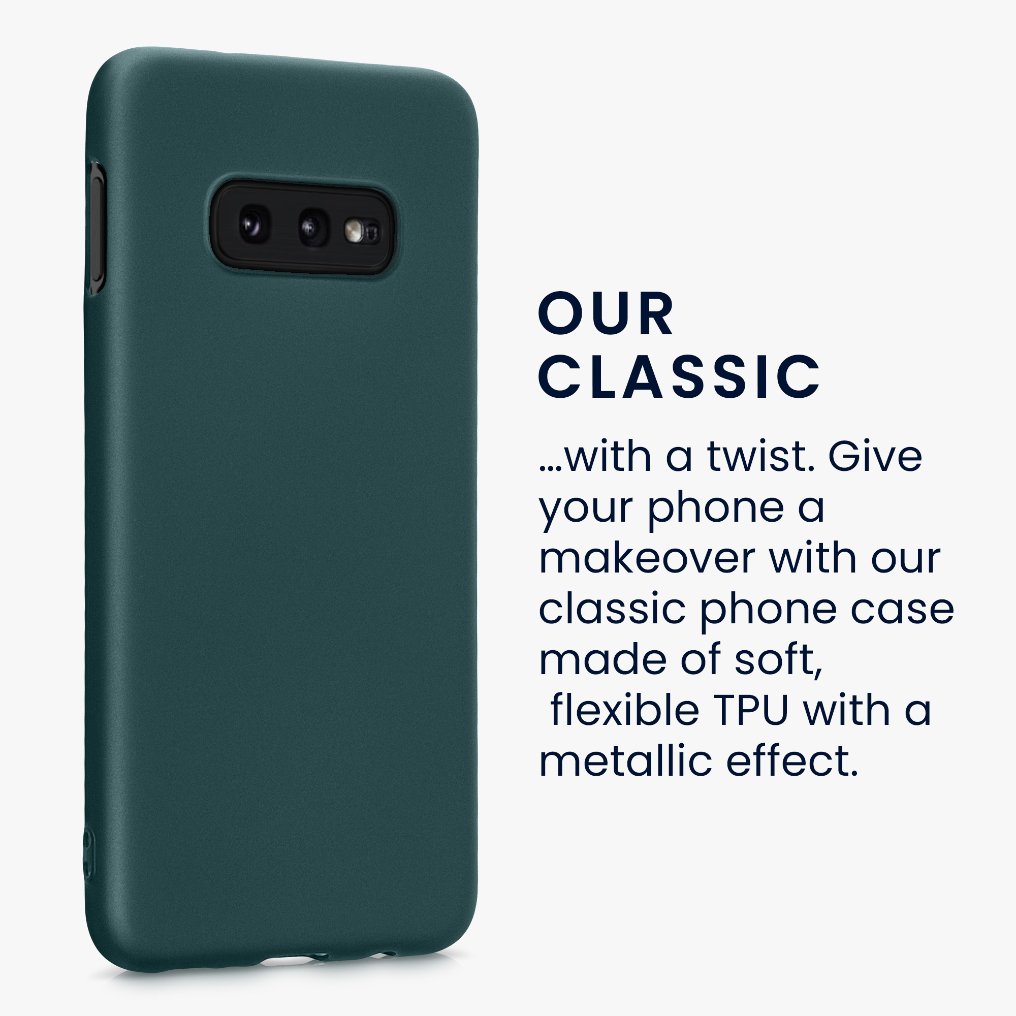 Metalický kryt na mobil Samsung Galaxy S10e kwmobile Metallic Teal