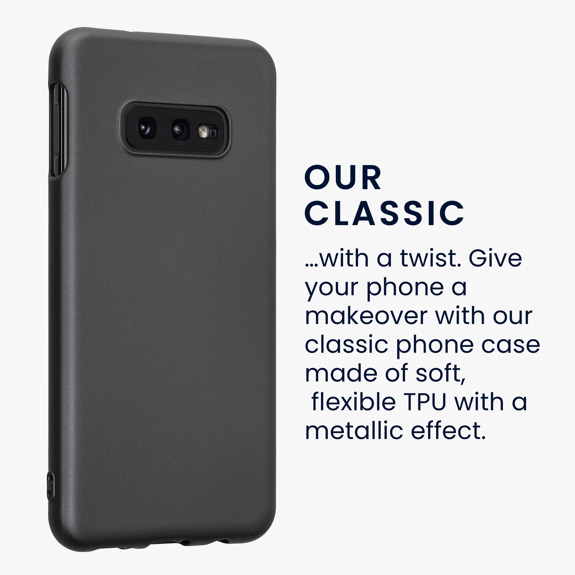 Metalický kryt na mobil Samsung Galaxy S10e kwmobile metalicky šedý