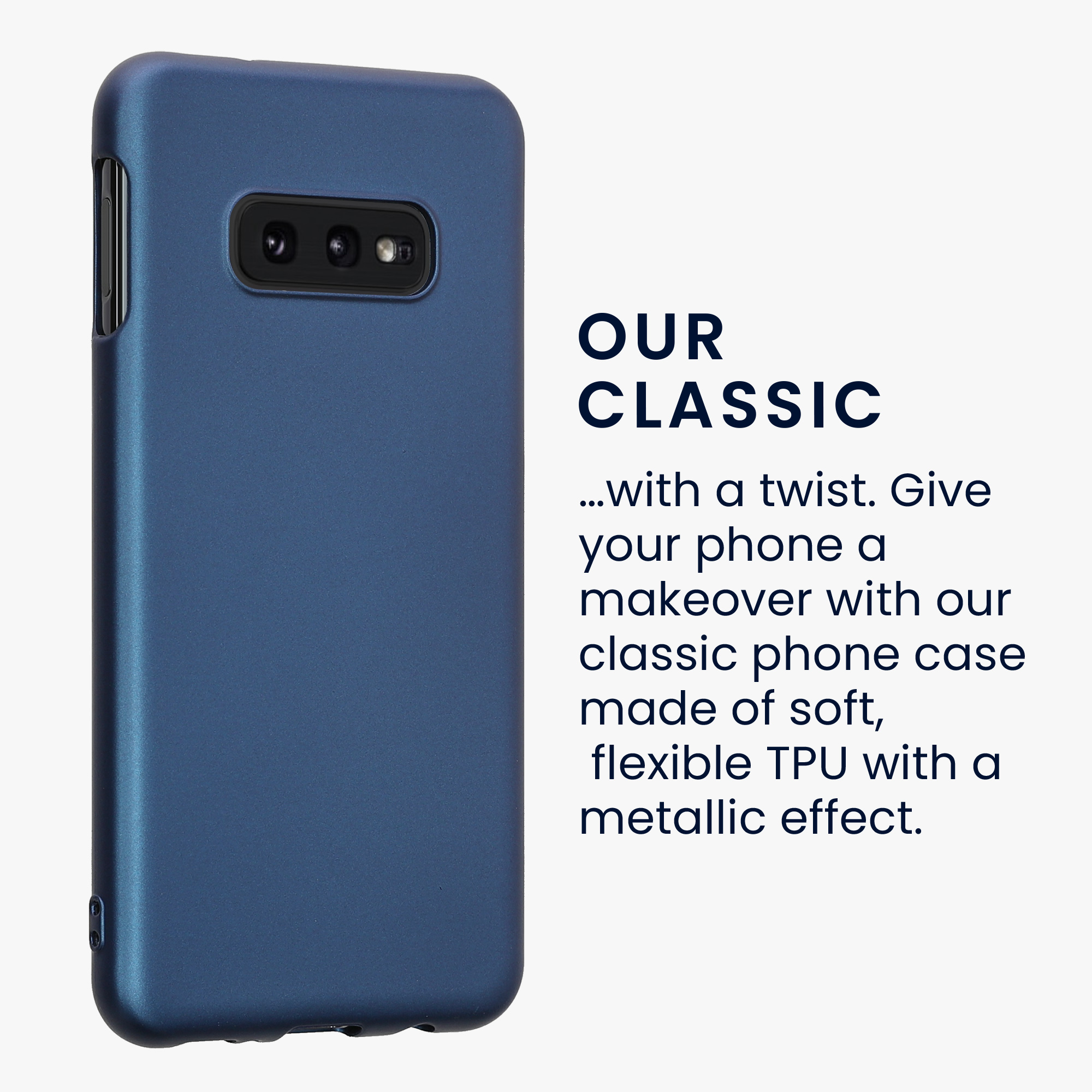 Metalický kryt na mobil Samsung Galaxy S10e kwmobile metalicky modrý