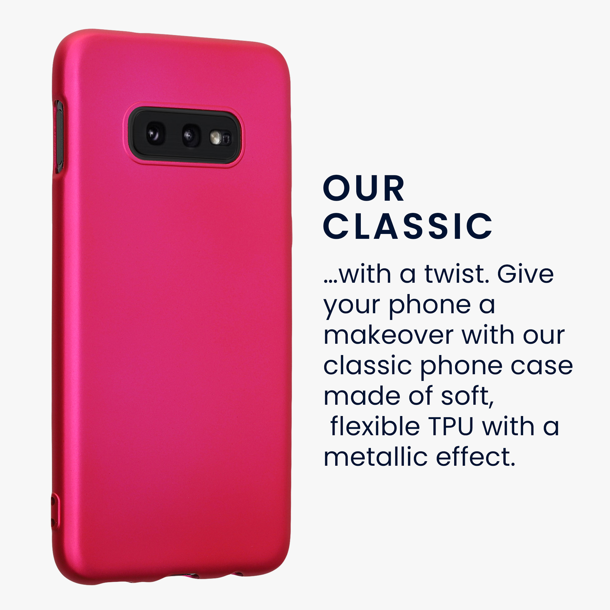 Metalický kryt na mobil Samsung Galaxy S10e kwmobile metalicky růžový