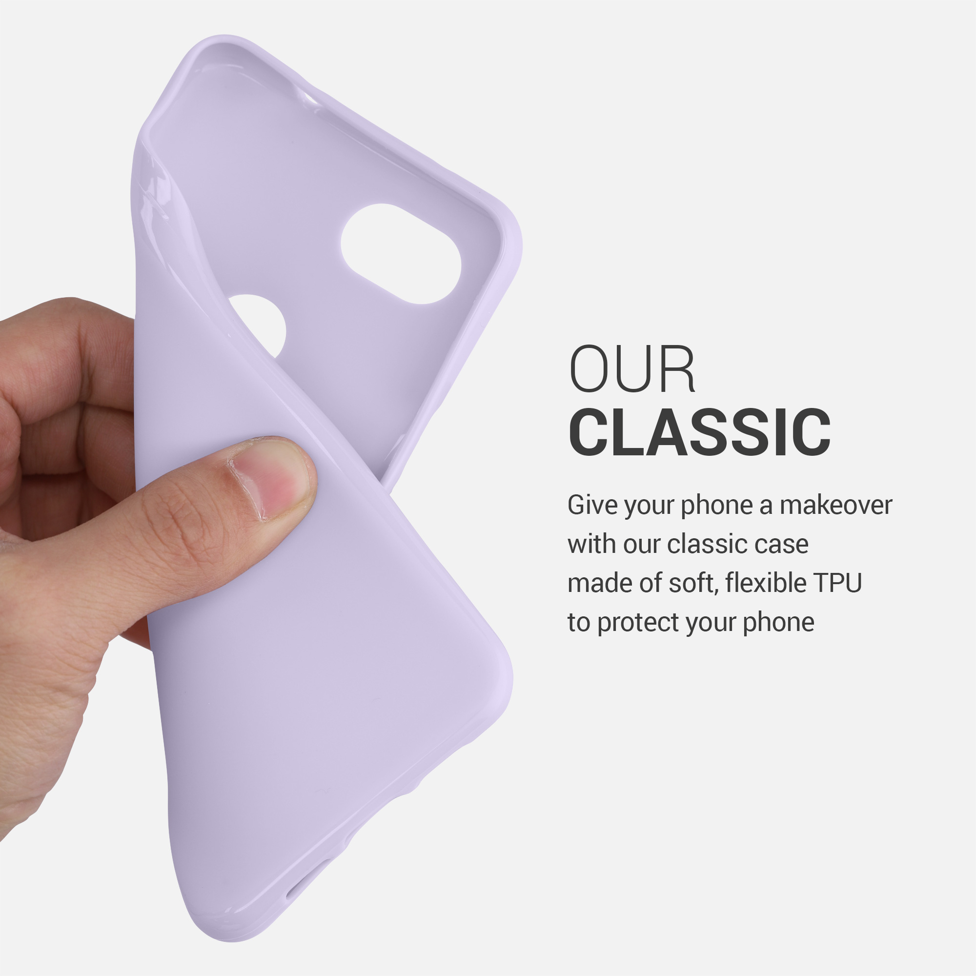 Zadní kryt kwmobile pro Google Pixel 3a - levandulová