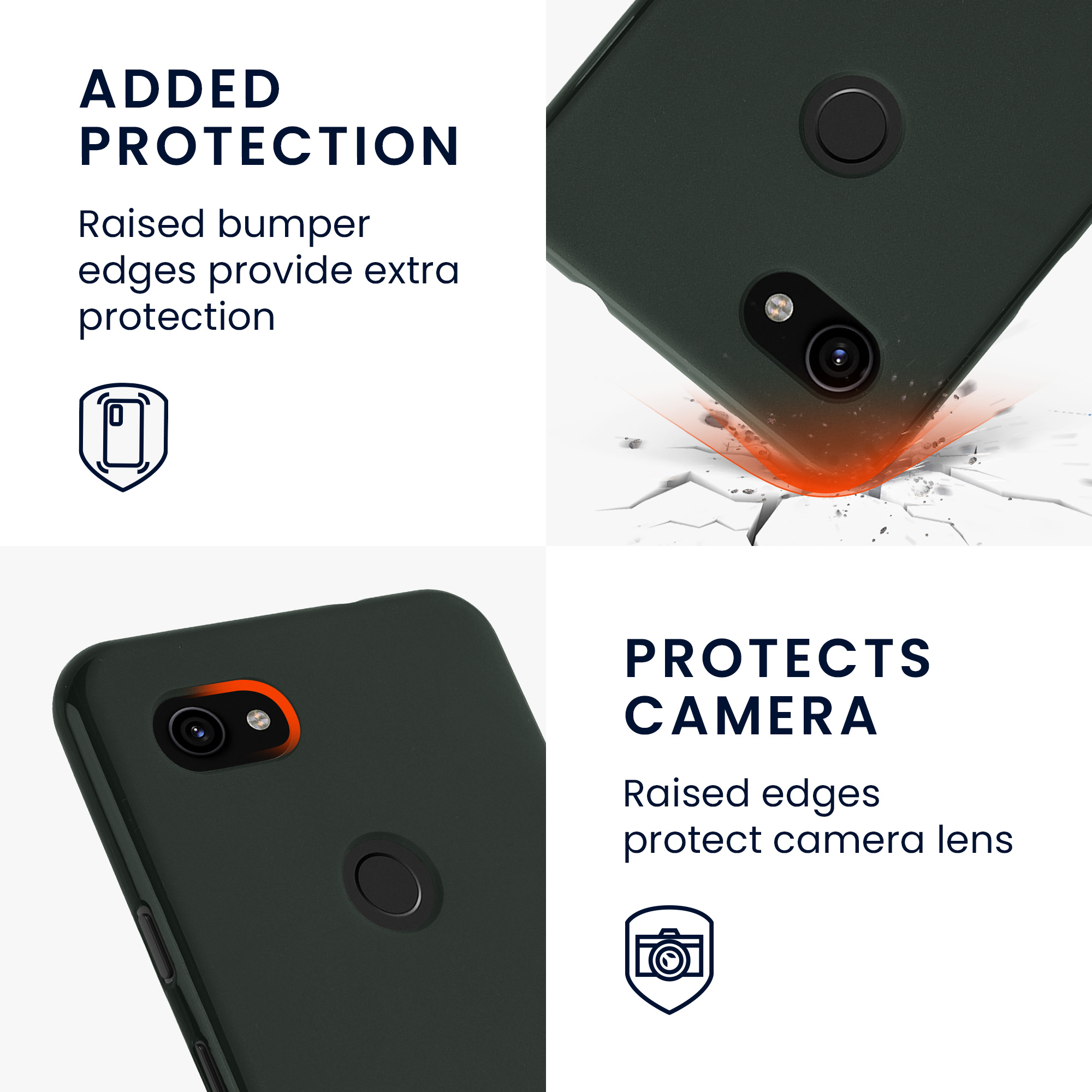 Zadní kryt kwmobile pro Google Pixel 3a - mechově zelená