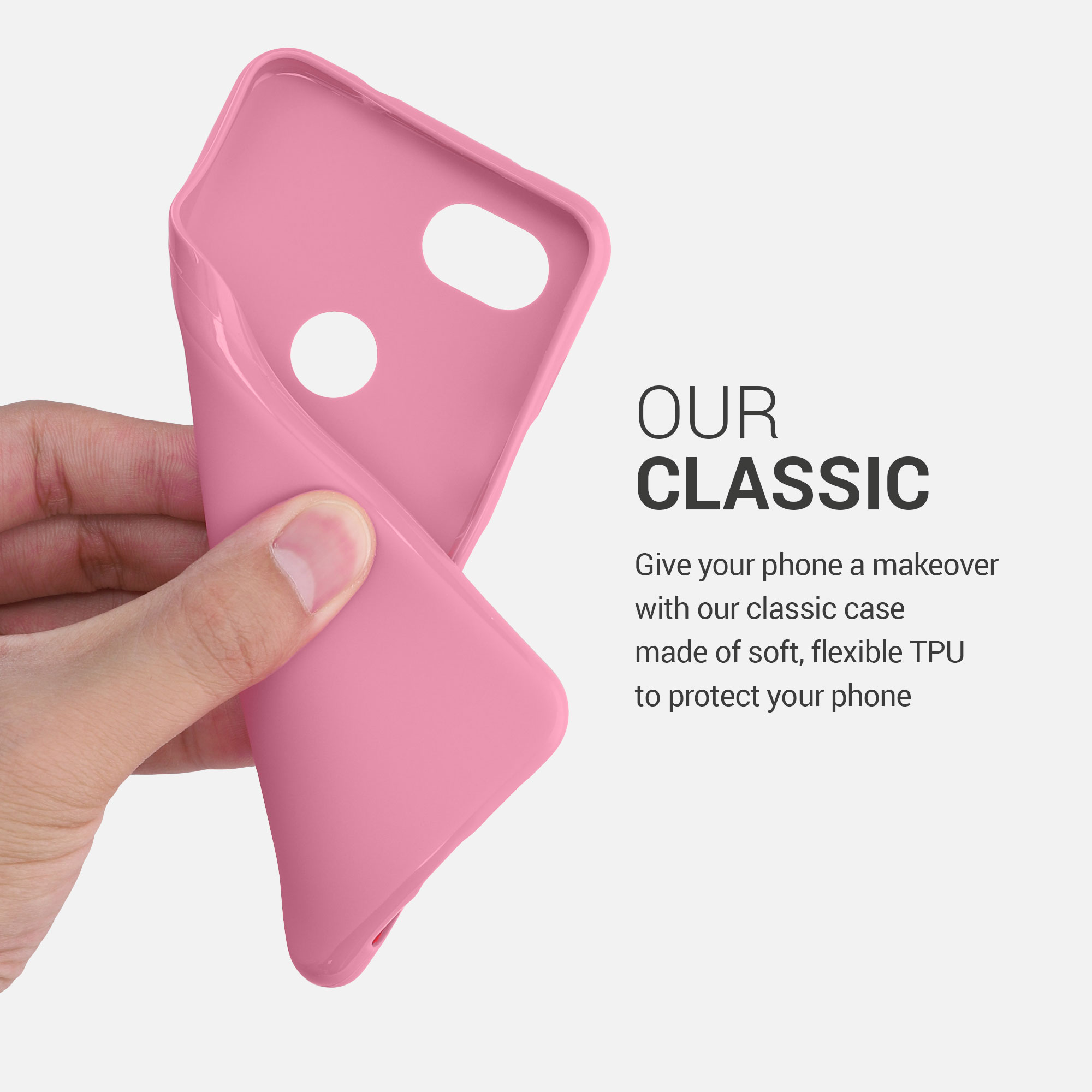 Zadní kryt kwmobile pro Google Pixel 3a - sladká růžová