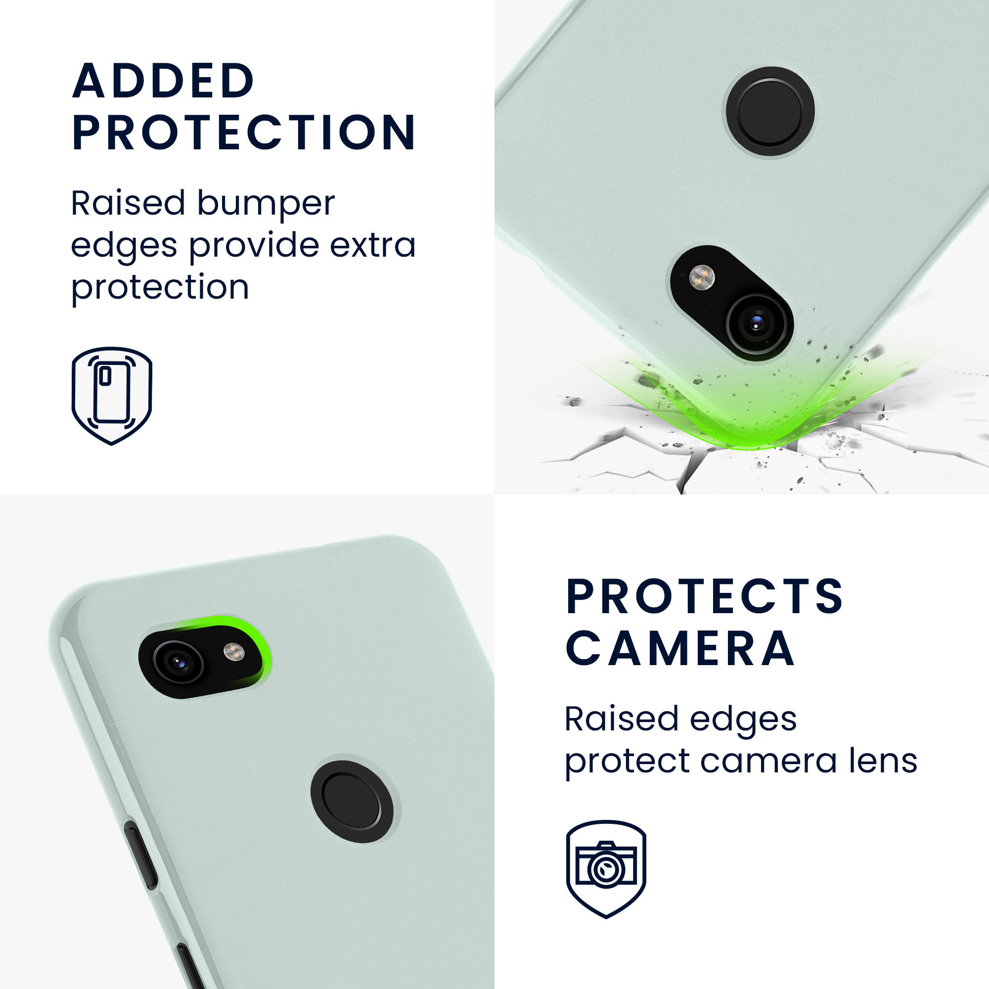 Zadní kryt kwmobile pro Google Pixel 3a - svěží mint