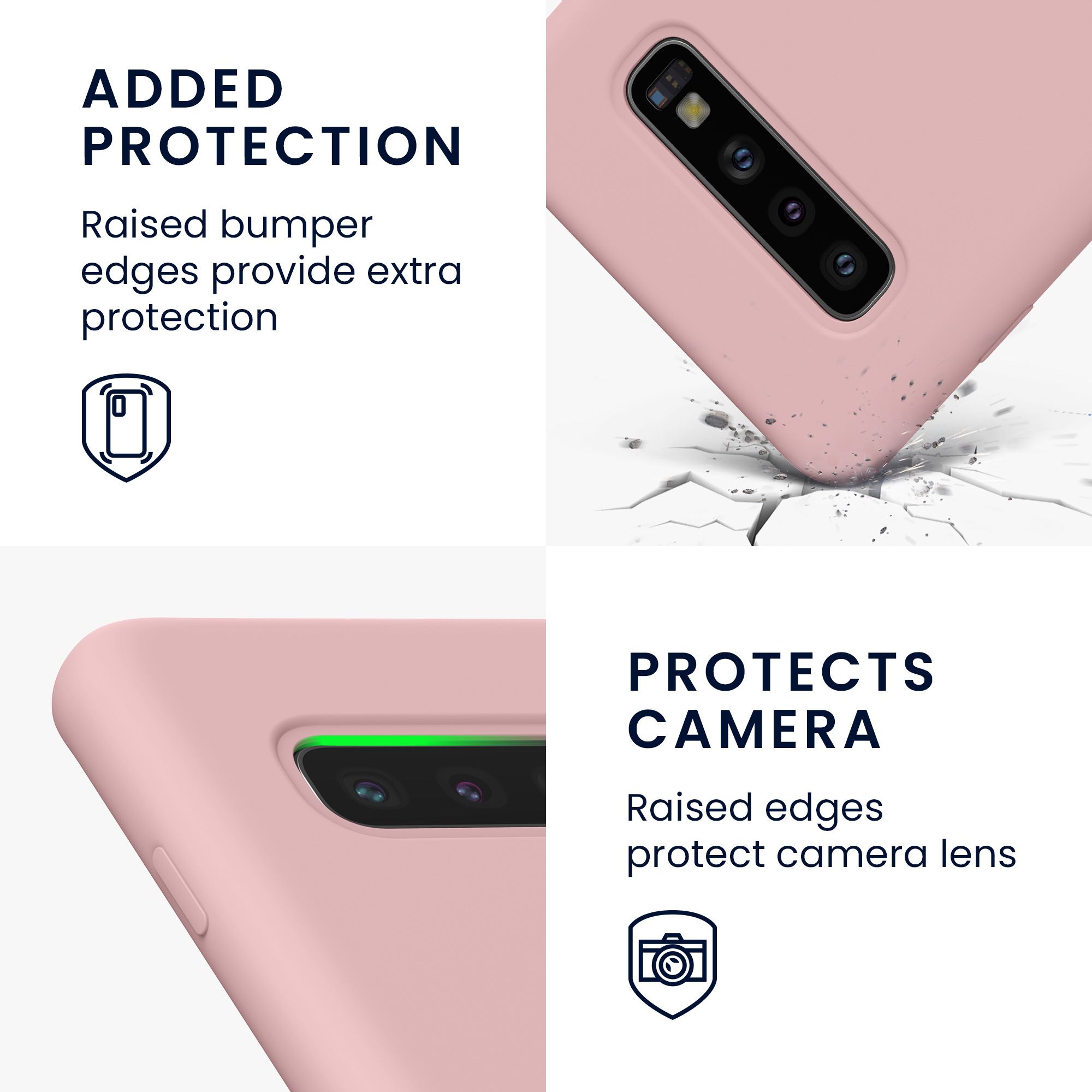 Kryt na mobil Samsung Galaxy S10 kwmobile TPU růžový