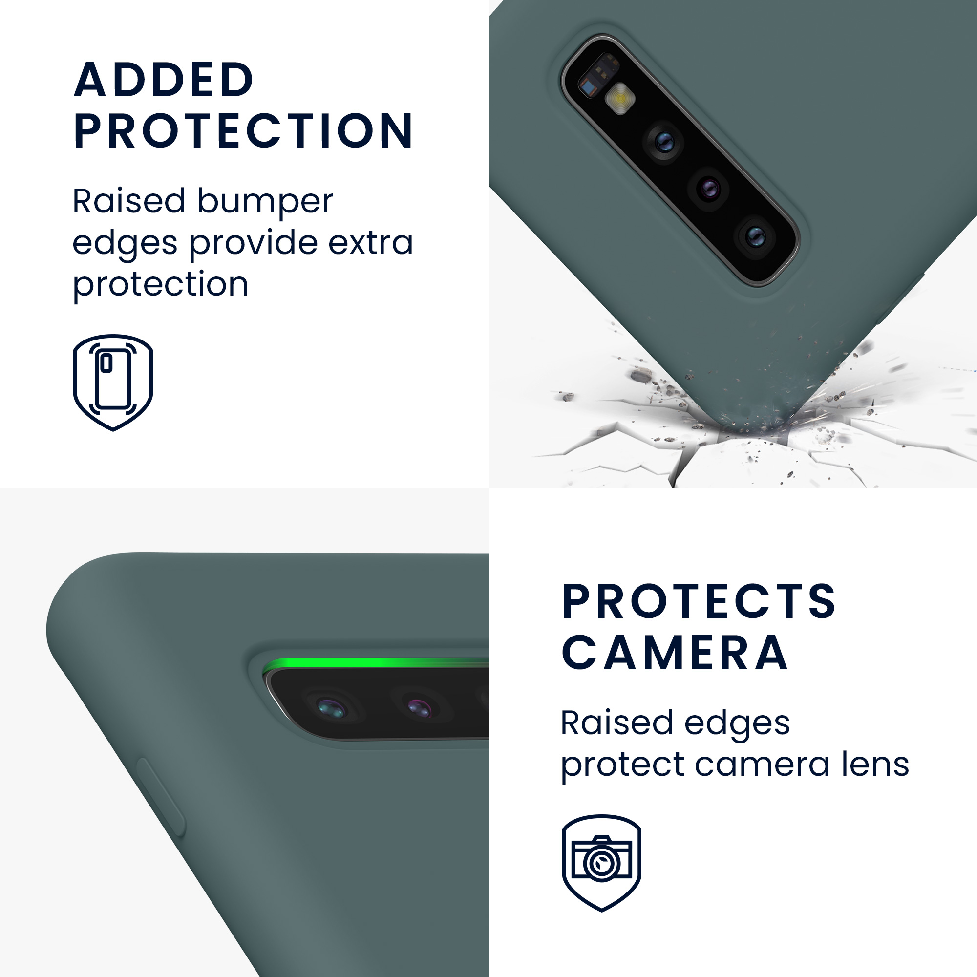 Kryt na mobil Samsung Galaxy S10 kwmobile TPU modrý