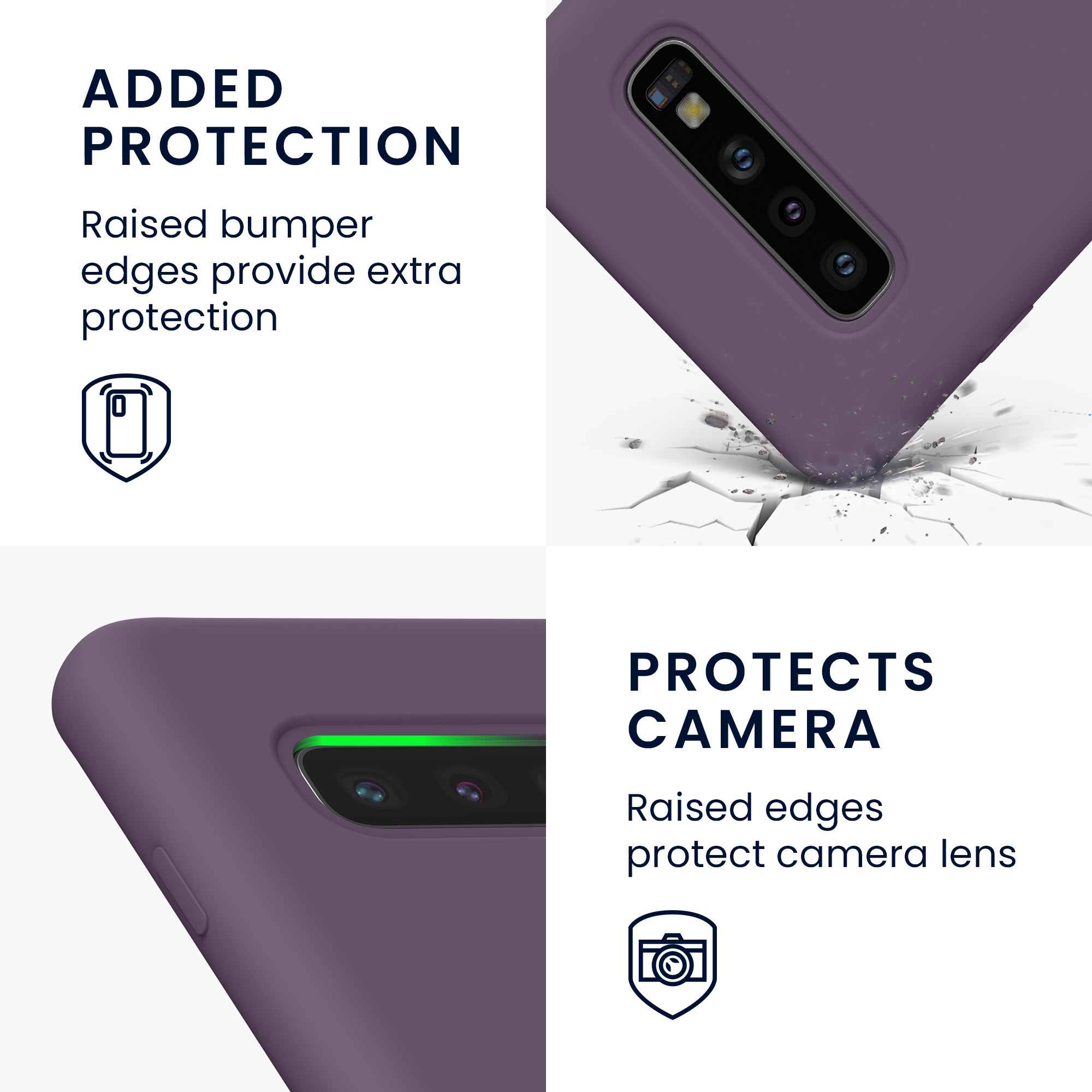Kryt na mobil Samsung Galaxy S10 kwmobile TPU Pale Iris