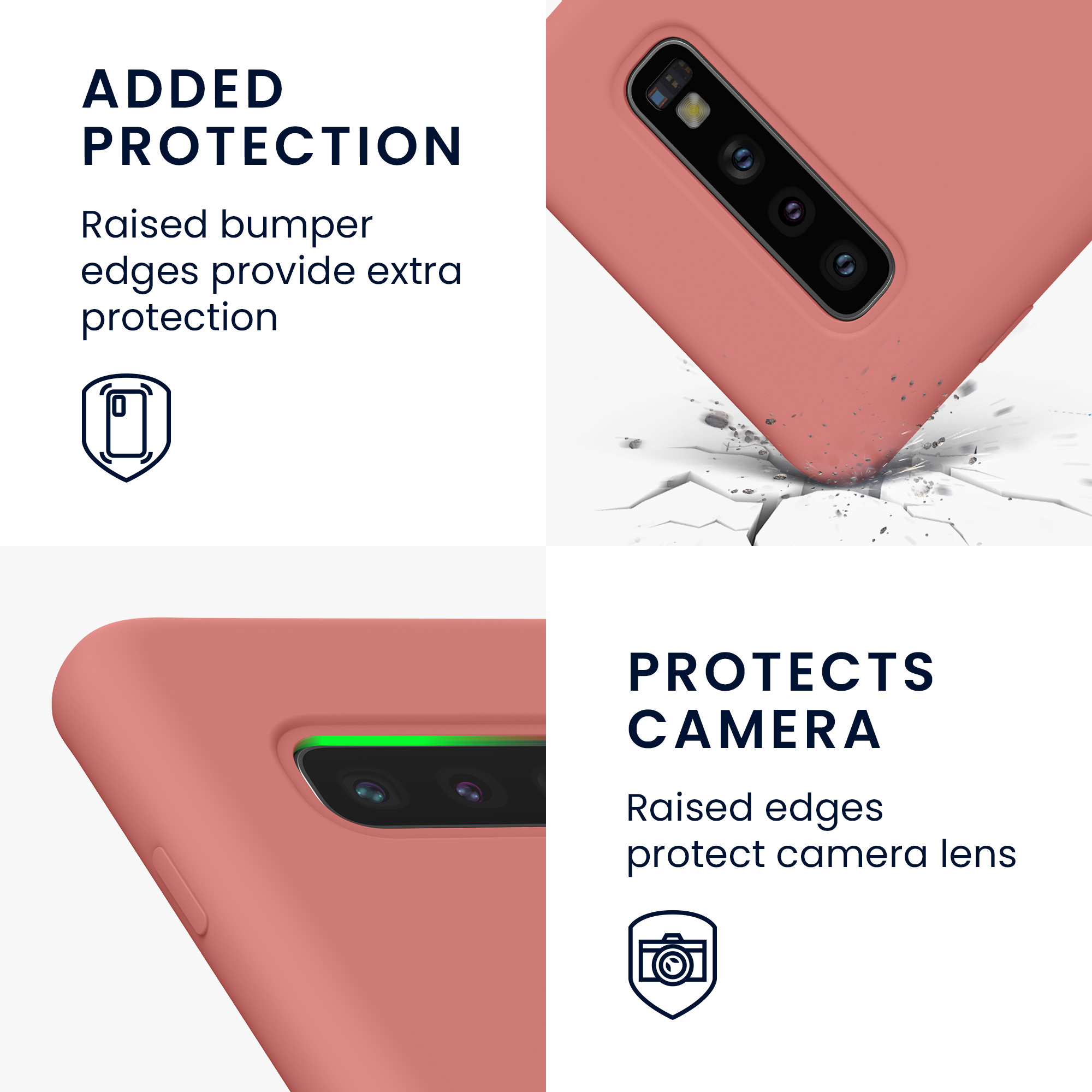 Kryt na mobil Samsung Galaxy S10 kwmobile TPU Winter Rose