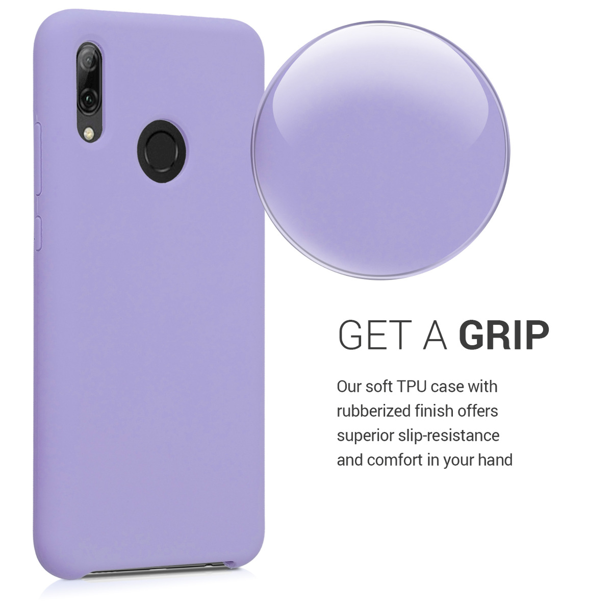 Pouzdro pro Huawei P Smart (2019) kwmobile silikonové - levandulová