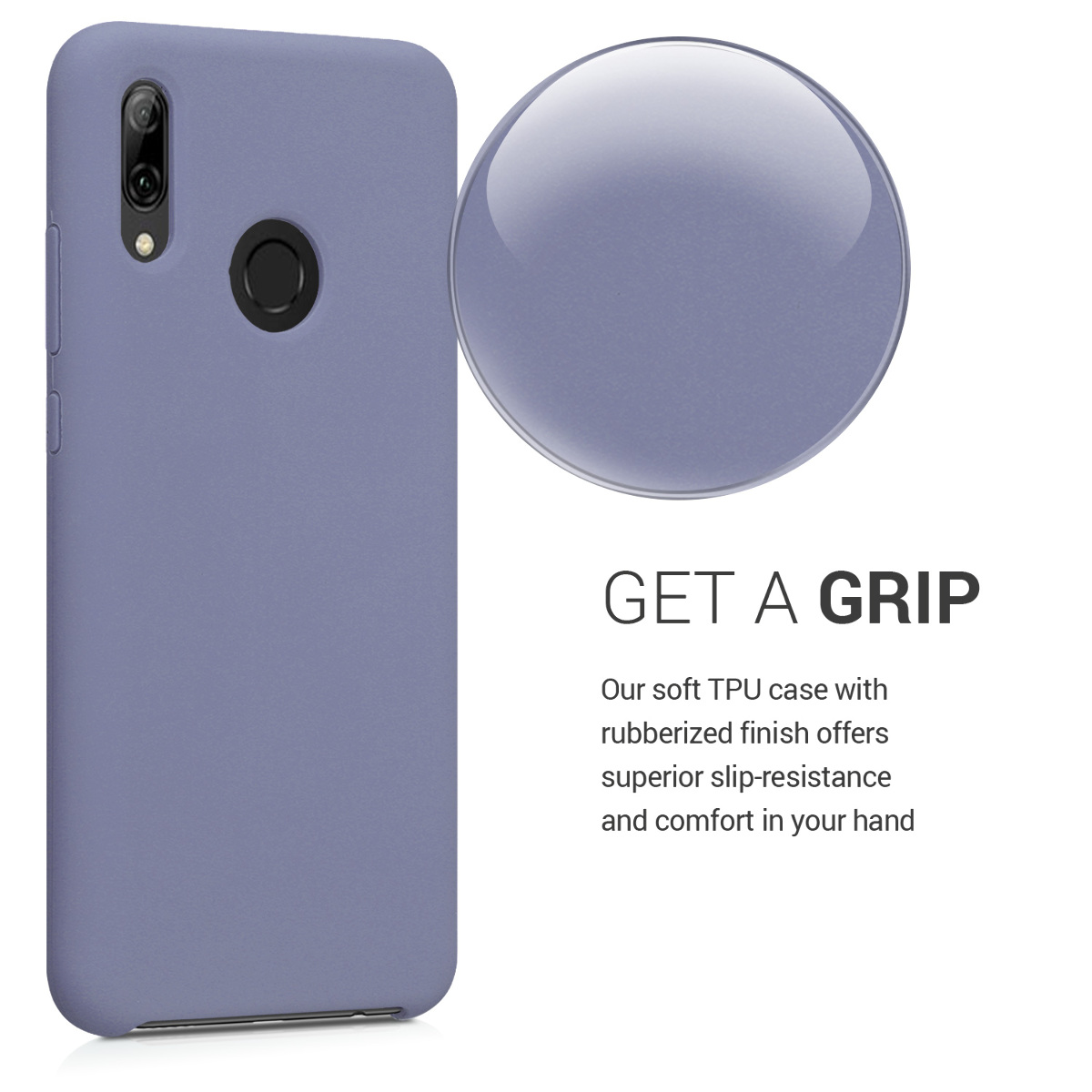 Kryt kwmobile pro Huawei P Smart (2019), levandulově šedá