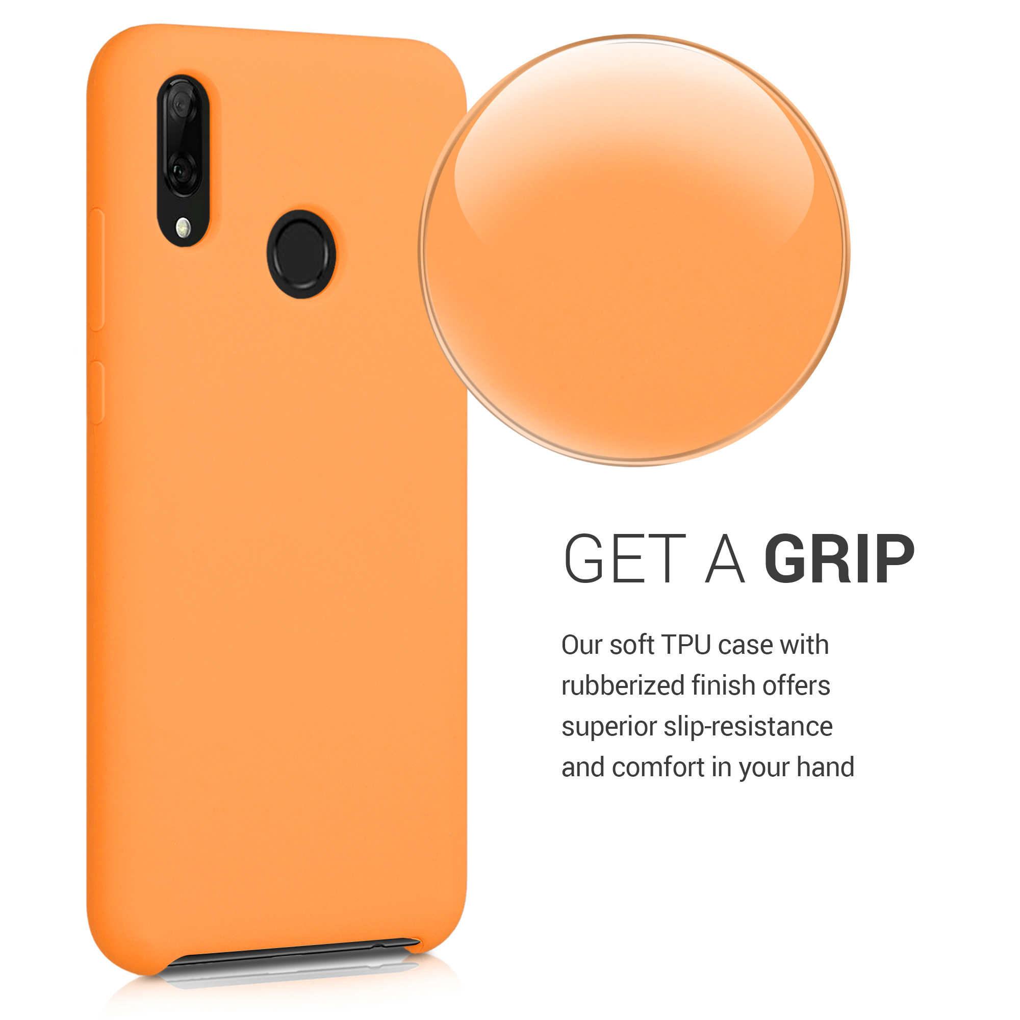Kryt kwmobile pro Huawei P Smart (2019), oranžová