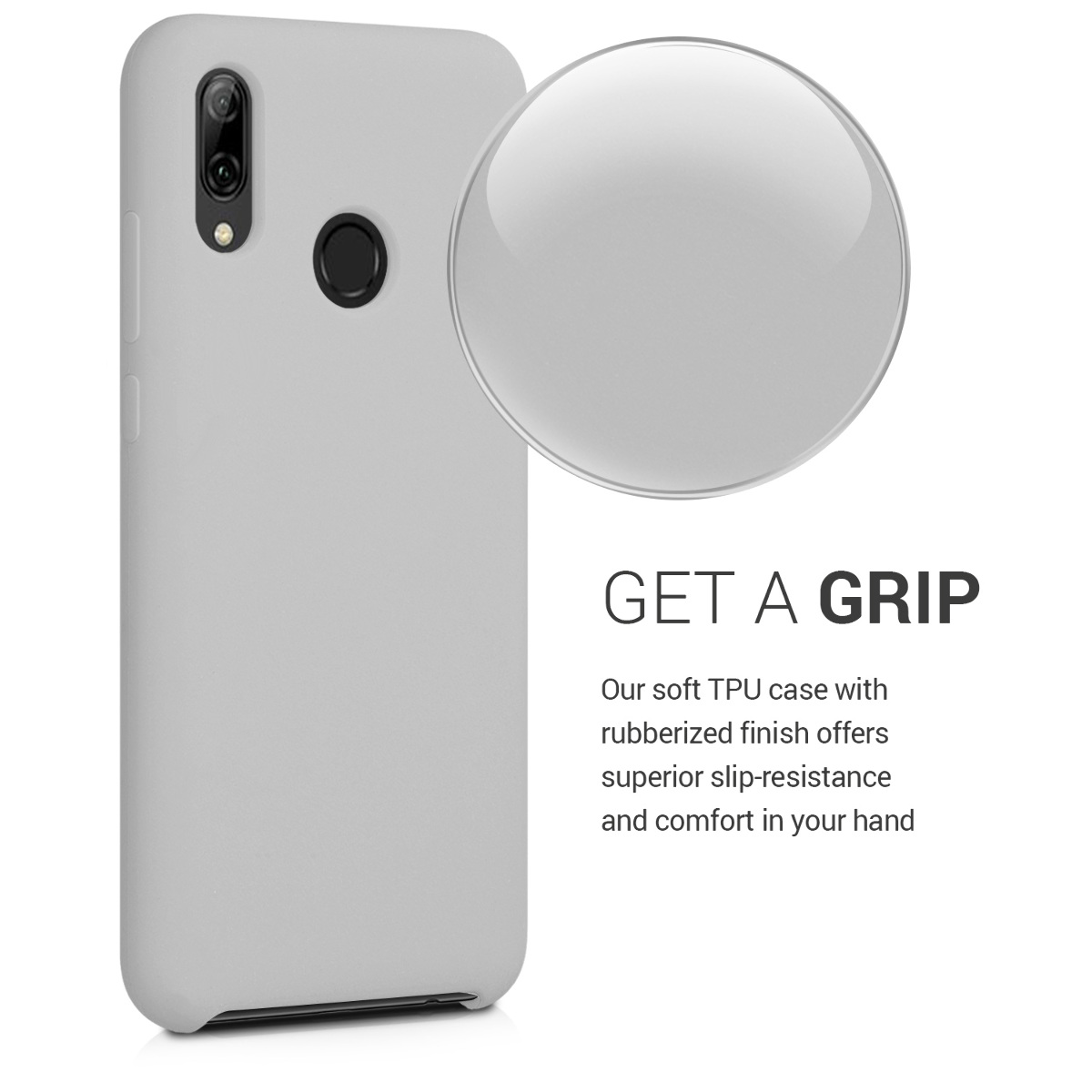 Kryt kwmobile pro Huawei P Smart (2019), světle šedá
