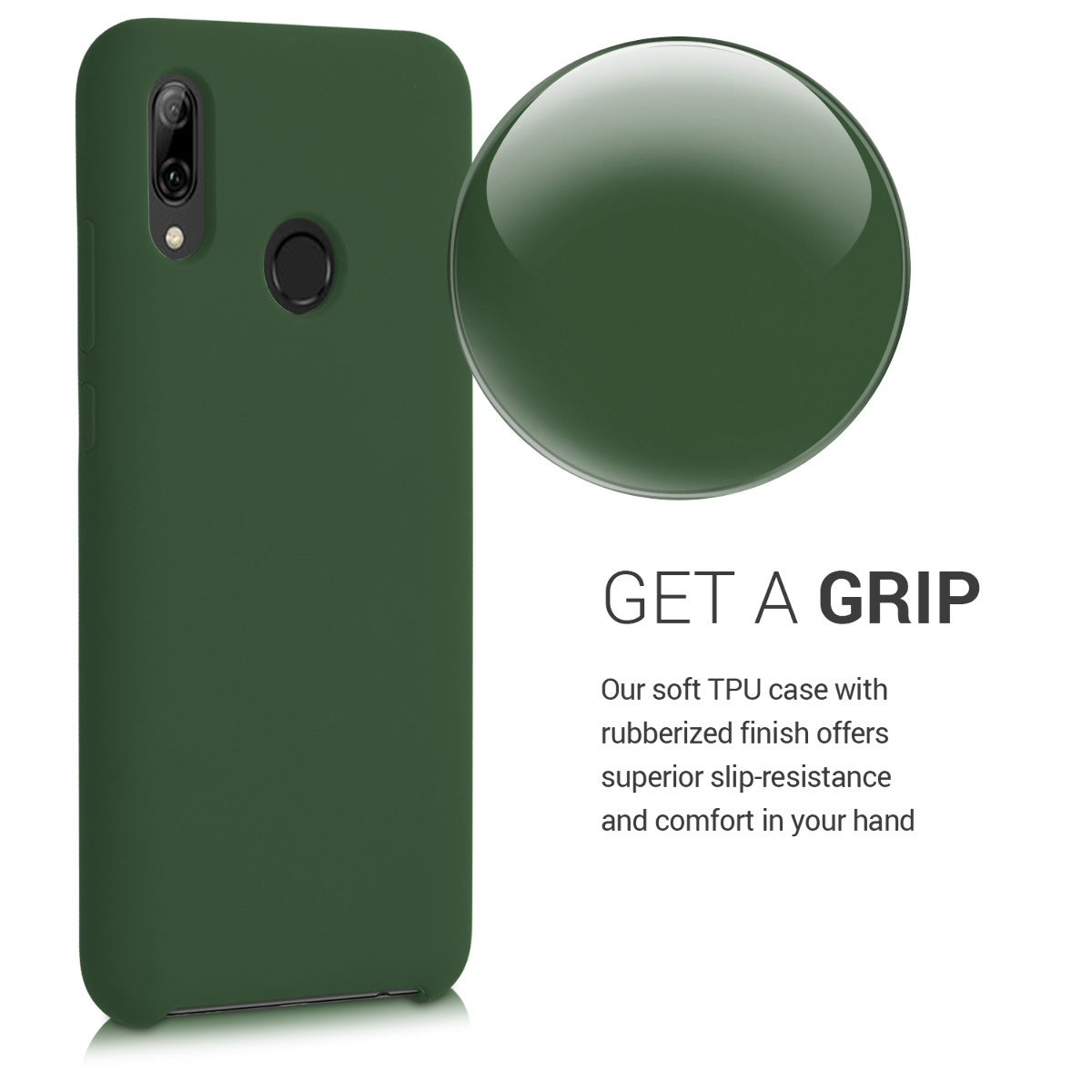 Kryt kwmobile pro Huawei P Smart (2019), tmavě zelená