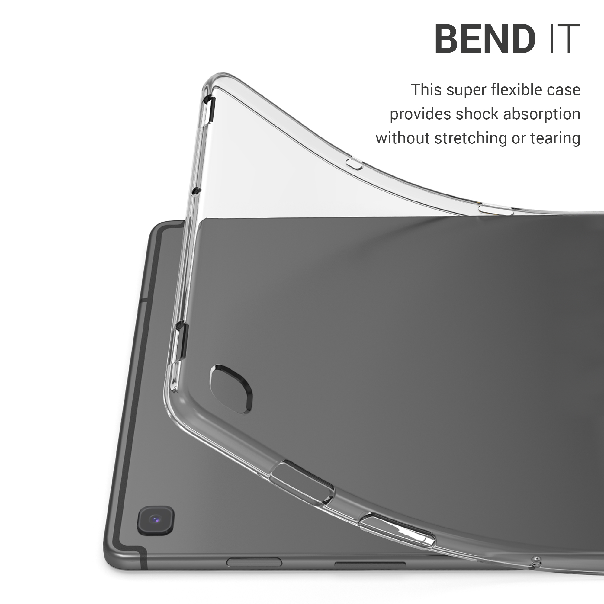 Zadní obal na tablet Galaxy Tab S5e kwmobile matně transparentní