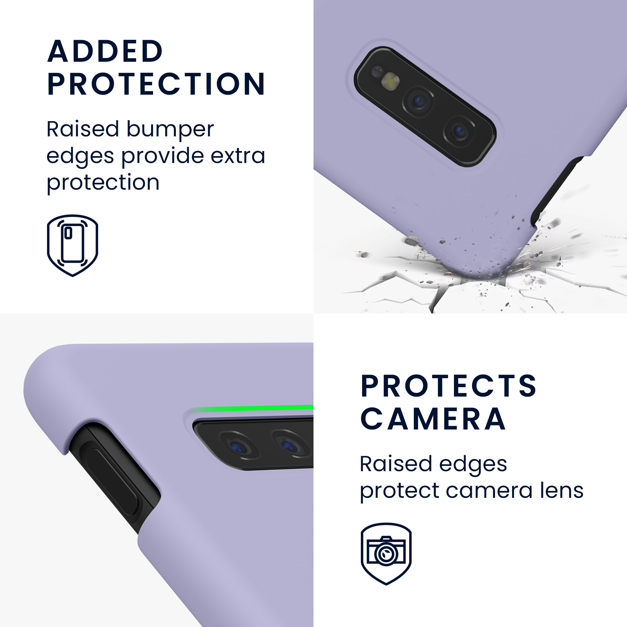 Kryt na mobil Samsung Galaxy S10e kwmobile TPU levandulový