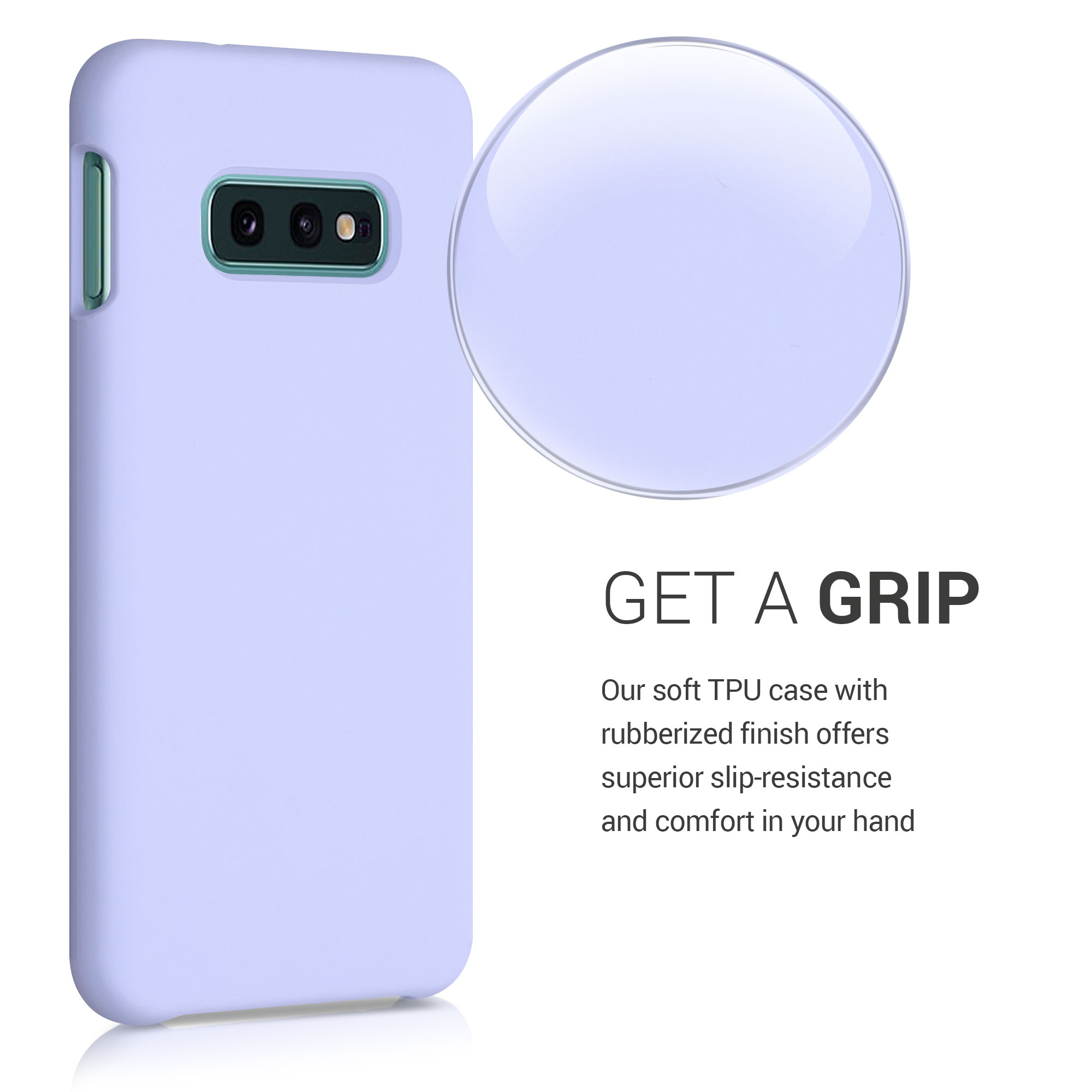 Kryt na mobil Samsung Galaxy S10e kwmobile TPU světle levandulový