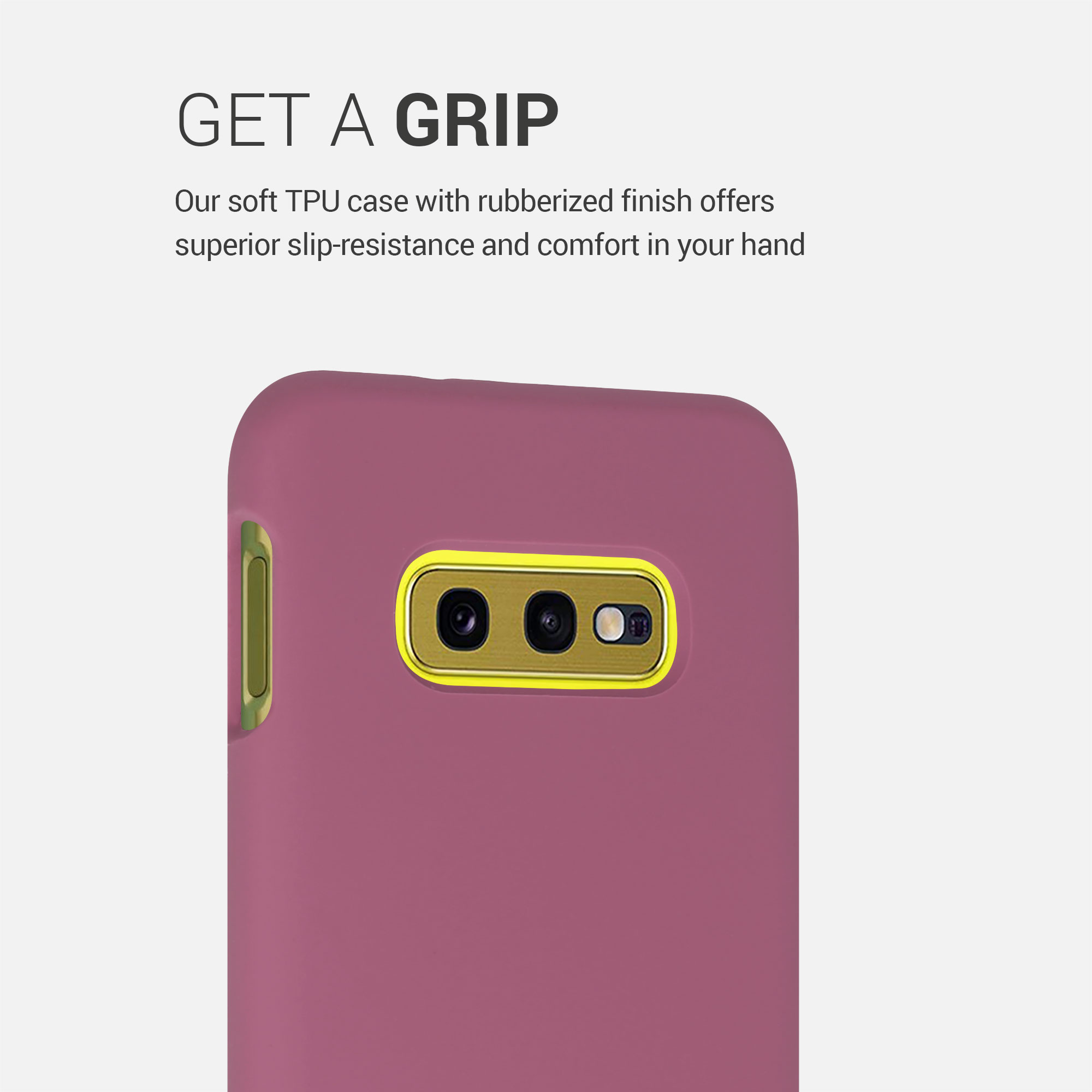 Kryt na mobil Samsung Galaxy S10e kwmobile TPU tmavě růžový