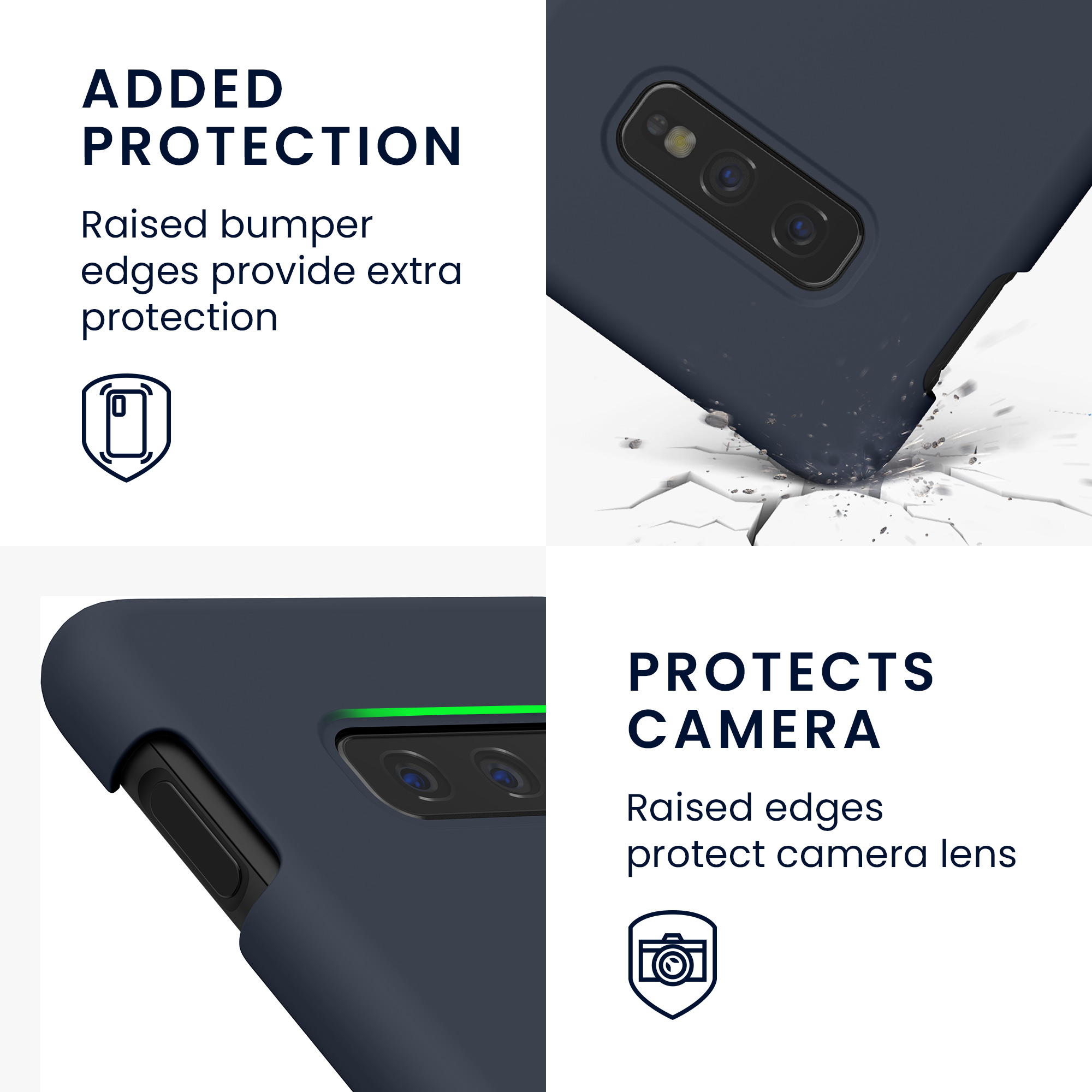 Kryt na mobil Samsung Galaxy S10e kwmobile TPU borůvkově modrý