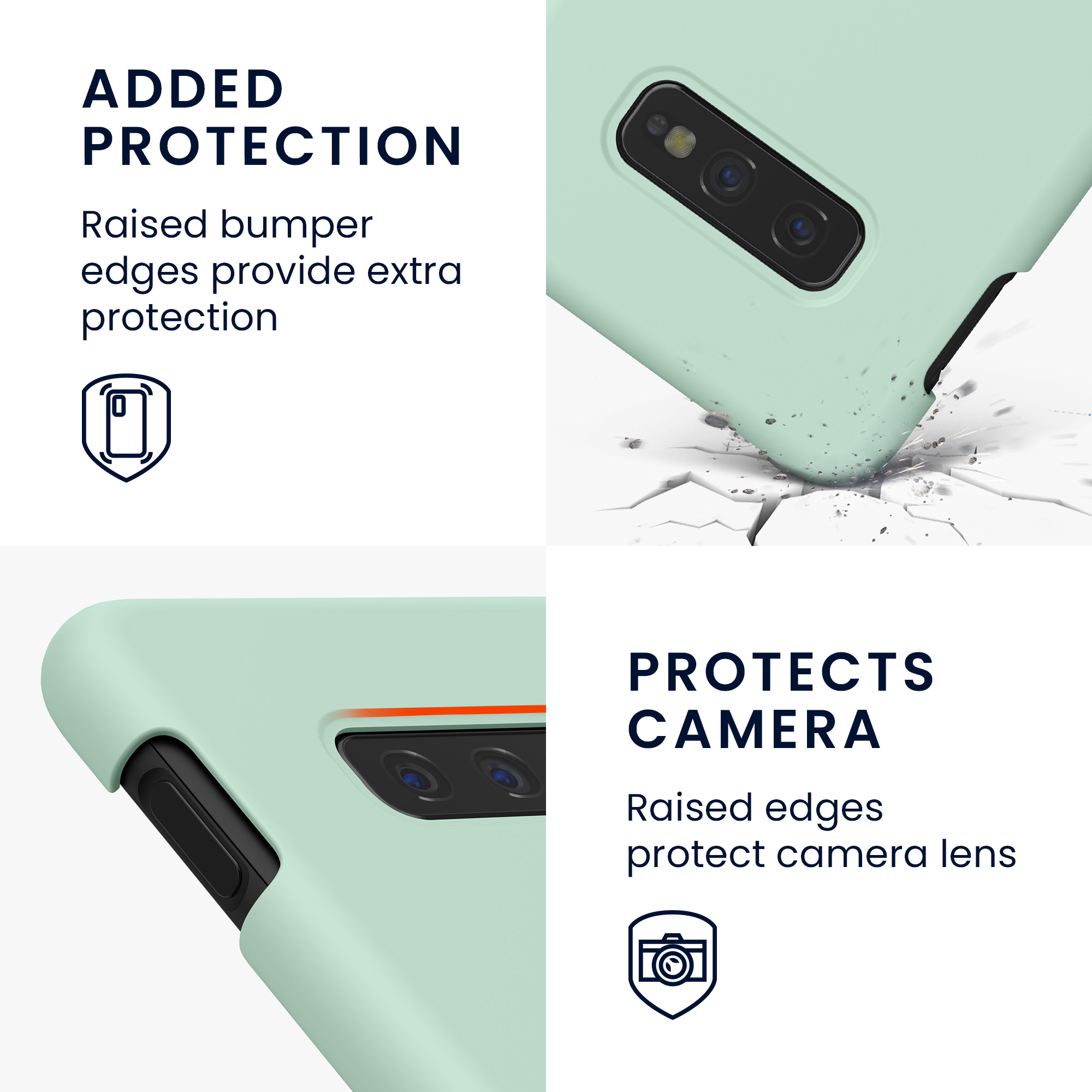 Kryt na mobil Samsung Galaxy S10e kwmobile TPU mintový