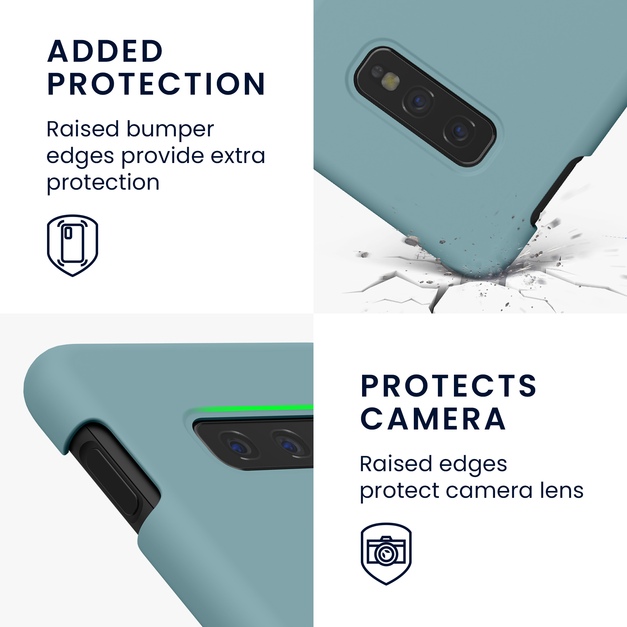 Kryt na mobil Samsung Galaxy S10e kwmobile TPU Arctic Night