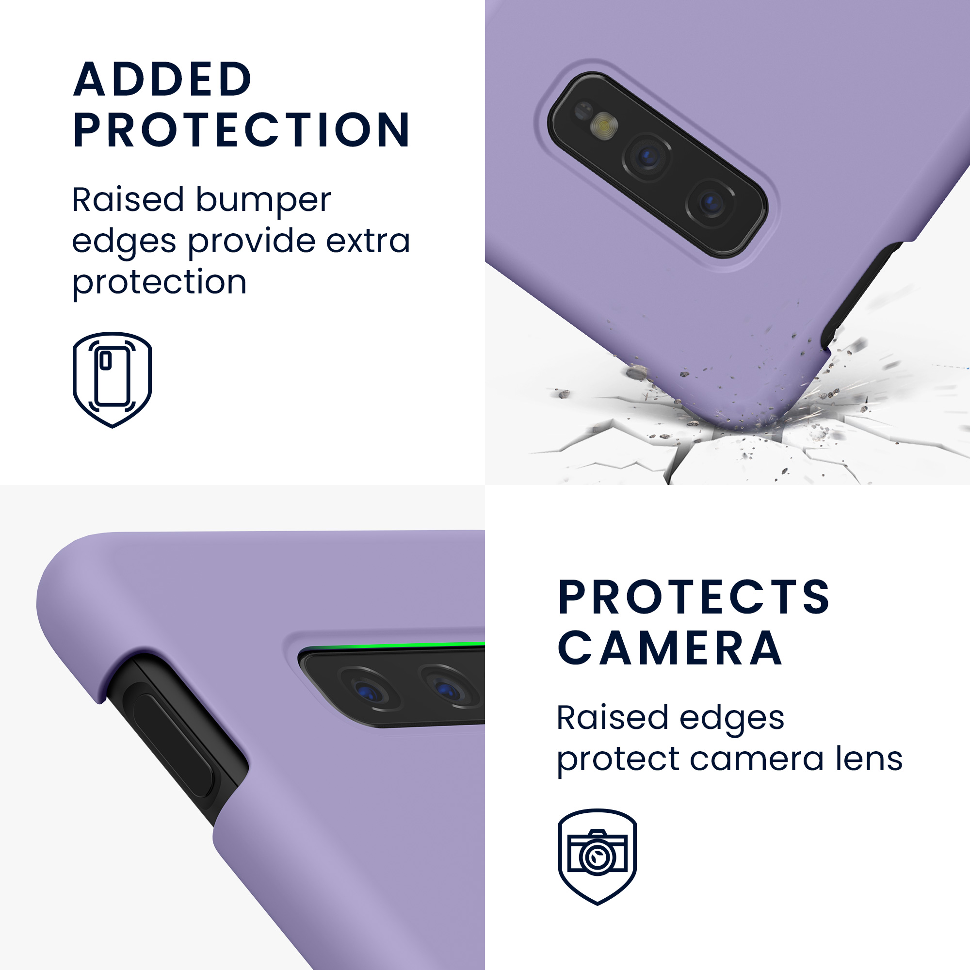 Kryt na mobil Samsung Galaxy S10e kwmobile TPU fialovo-purpurový